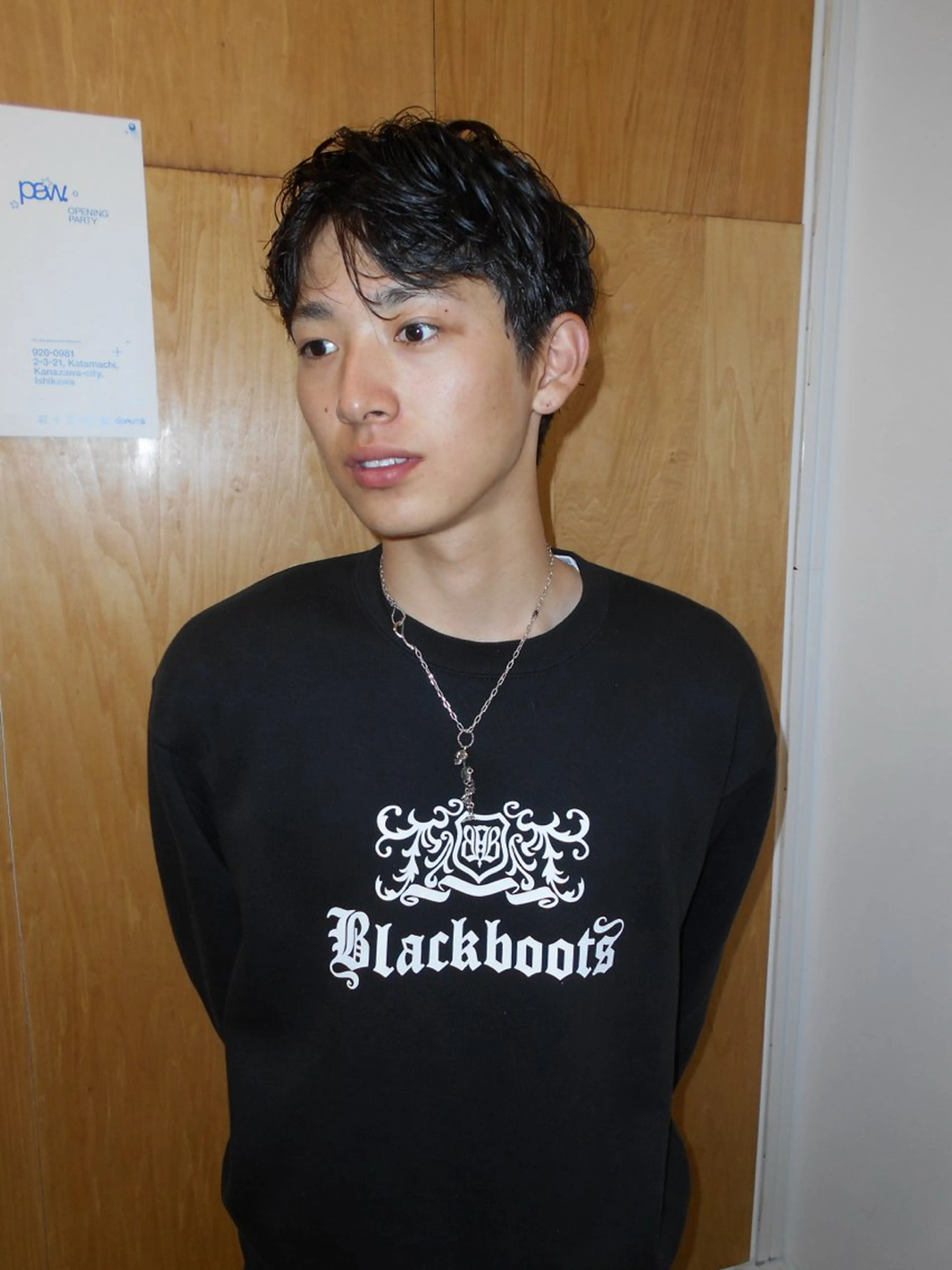 ショート メンズ メンズパーマ カット 中山 由依子のヘアスタイル