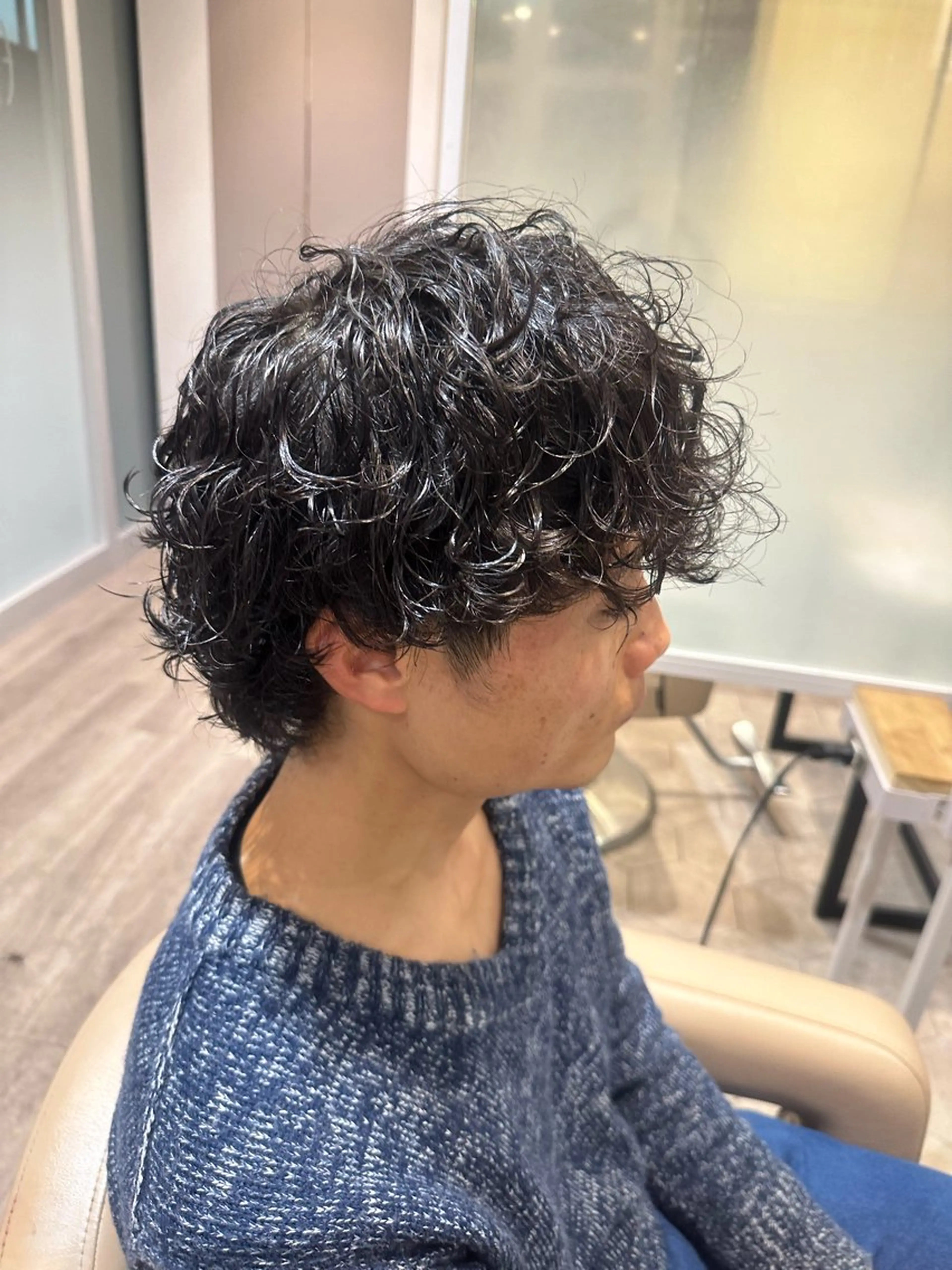 パーマ メンズ hair＆make EARTH センター南店所属・メンズ特化🌈 石原衛志🌈のヘアスタイル