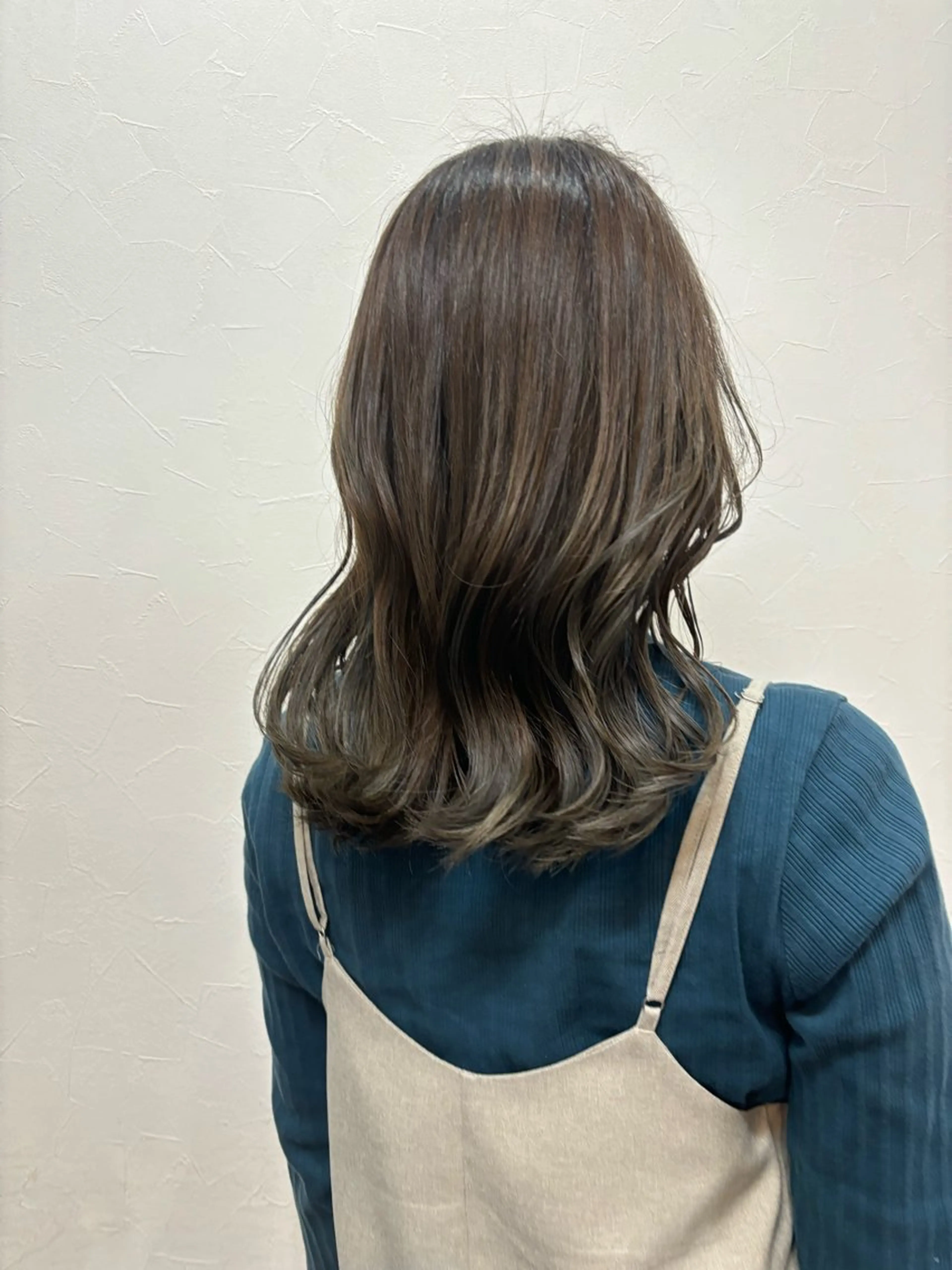 セミロング Haruka韓国風 似合わせカット♡のヘアスタイル
