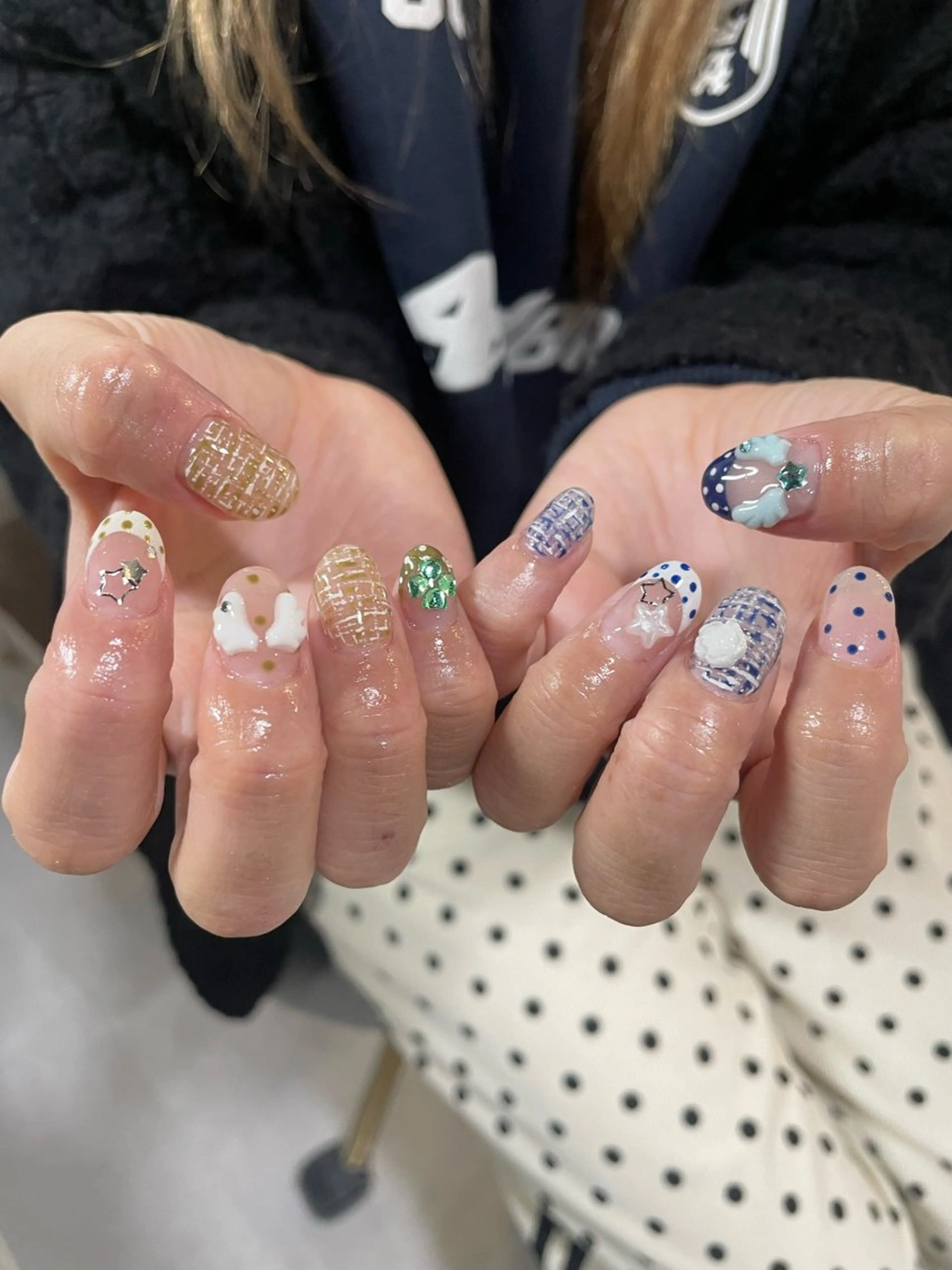 ショート ハンドネイル LBnail.sae /おえかきネイルのネイルデザイン