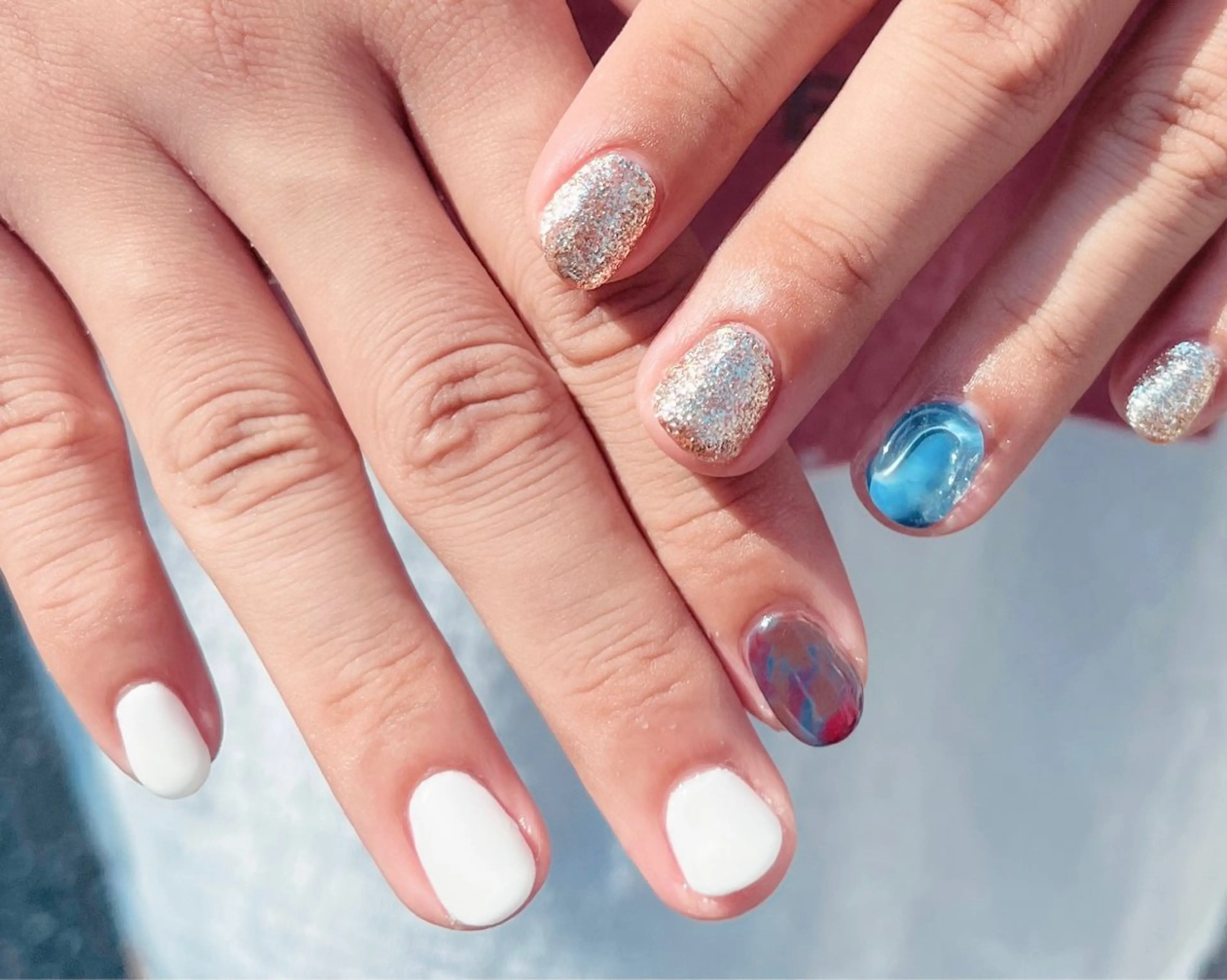 ネイル ニュアンスネイル ハンドネイル HazeGrass NAILのネイルデザイン