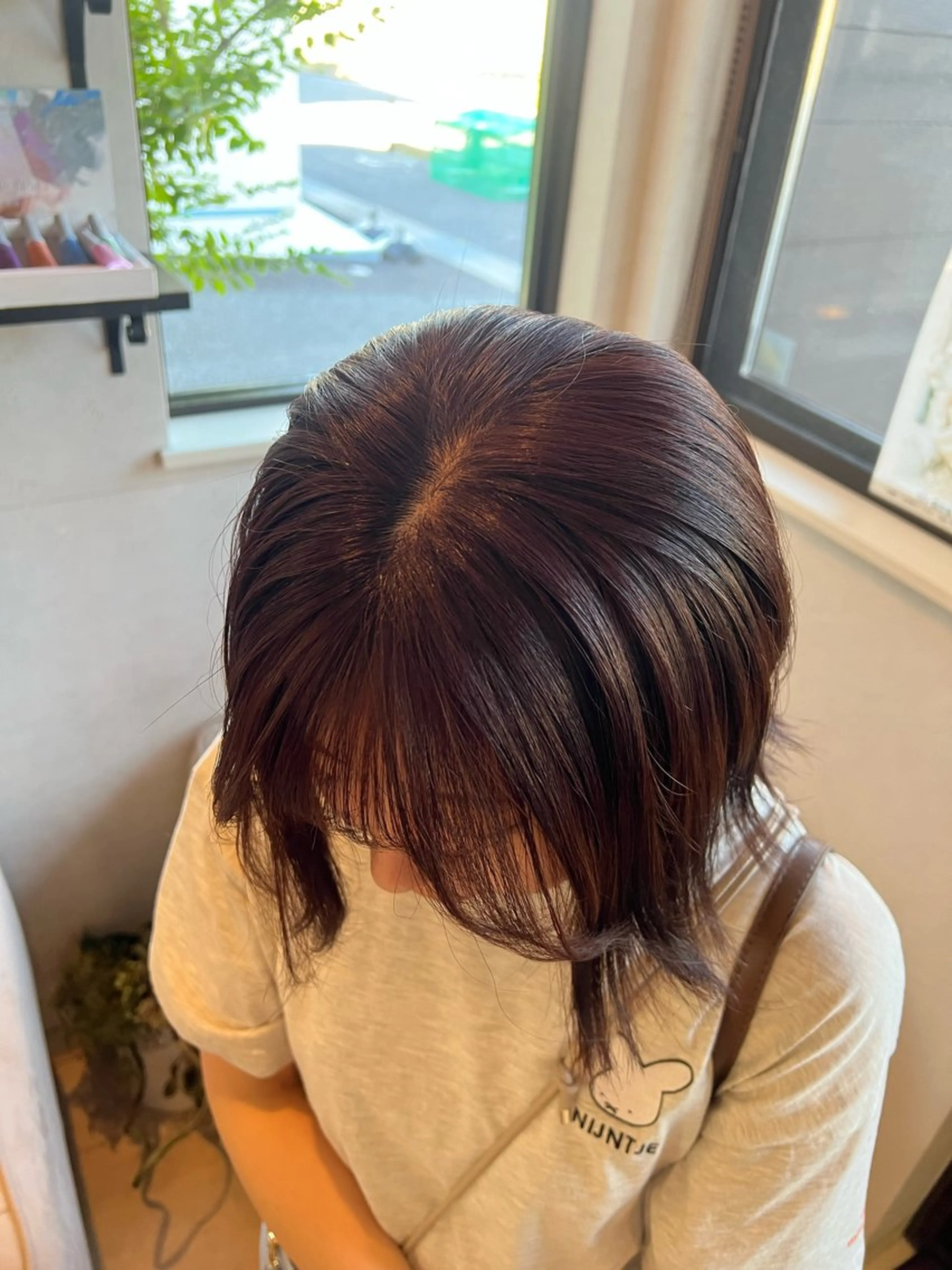ショート カラー ブラウンカラー ピンクカラー ピンクブラウン ambi×Tiara beauty salon所属・Riona 下関/ 脱毛/ヘッドスパのエステ・リラクイメージ