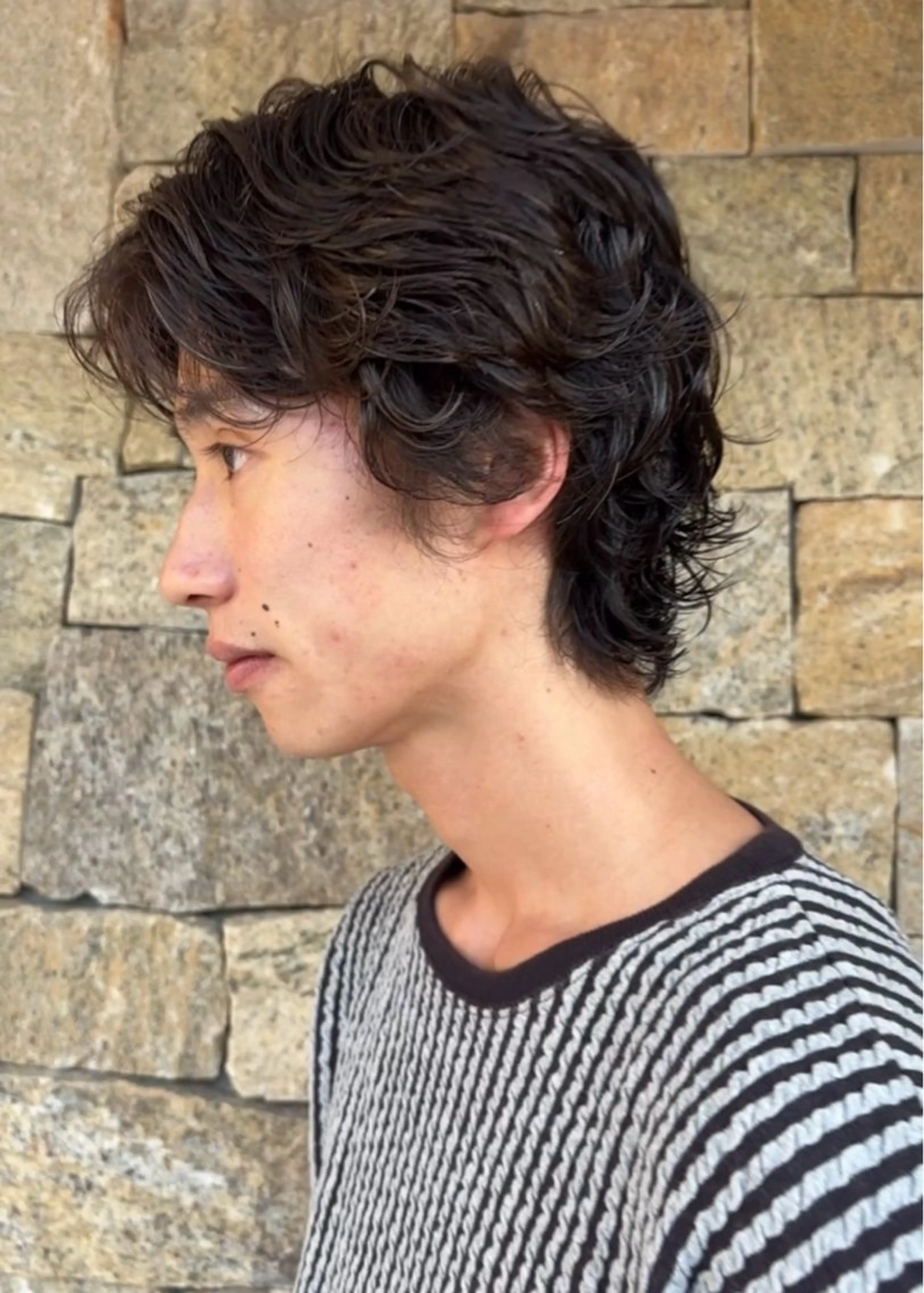 パーマ メンズ メンズパーマ IRO所属・岡田 祐樹のヘアスタイル
