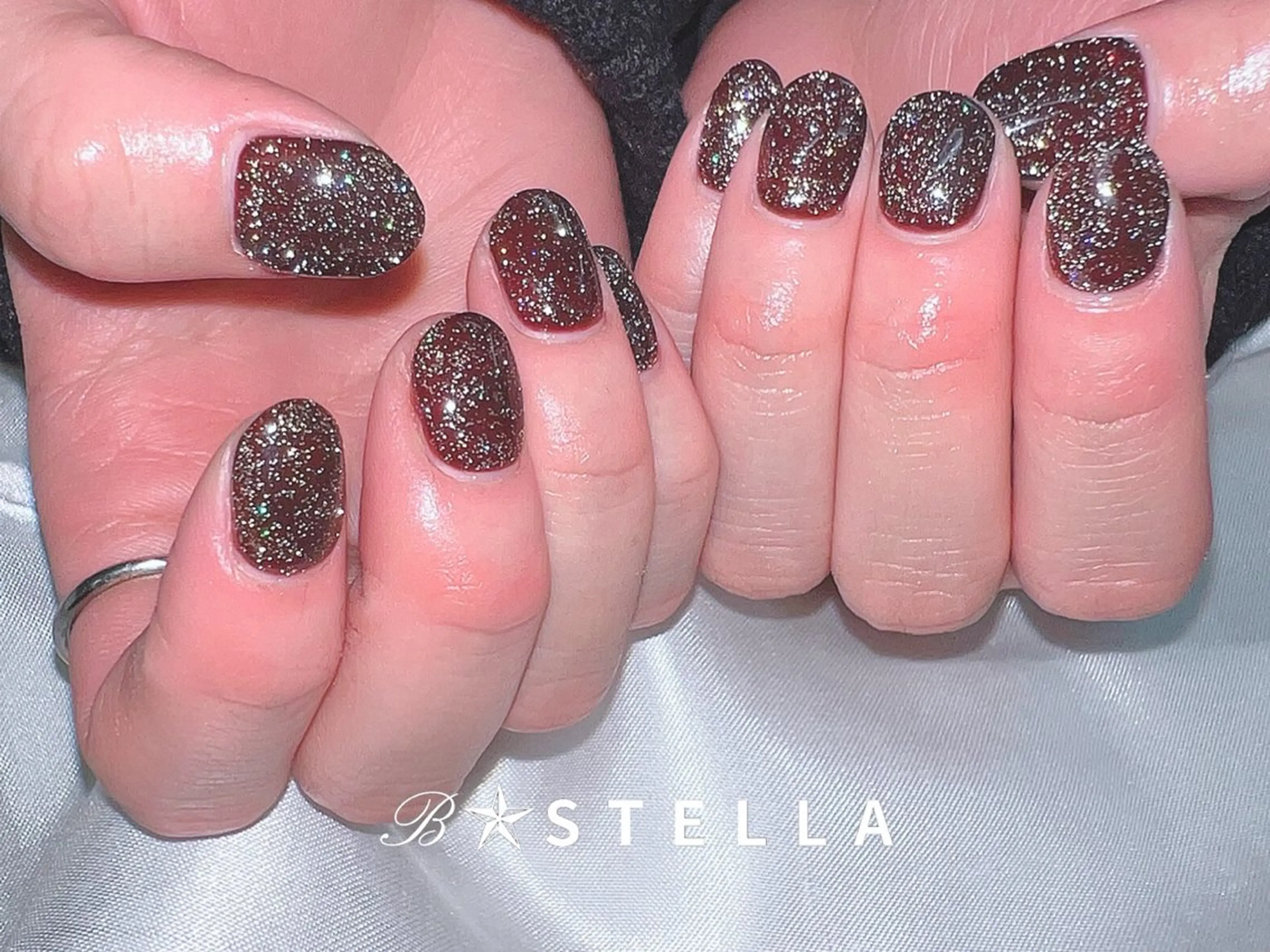 【オフあり】ハンド💅🏻マグネットネイル✨ 所沢/パラジェル変更🉑⭐️の写真