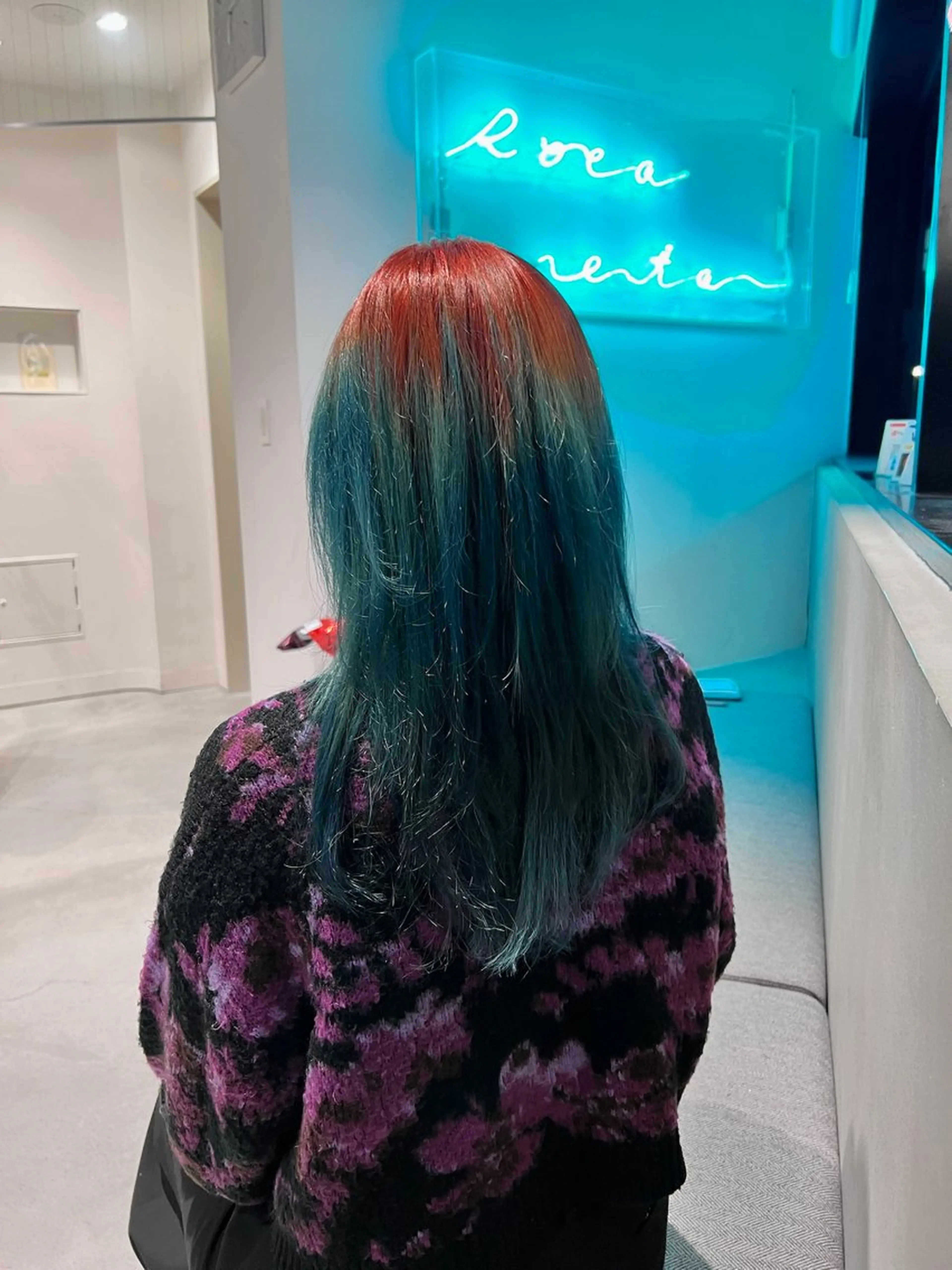 ロング カラー ヘアカラー トリートメント 🌐👽フクイ キララ🌎💎のヘアスタイル