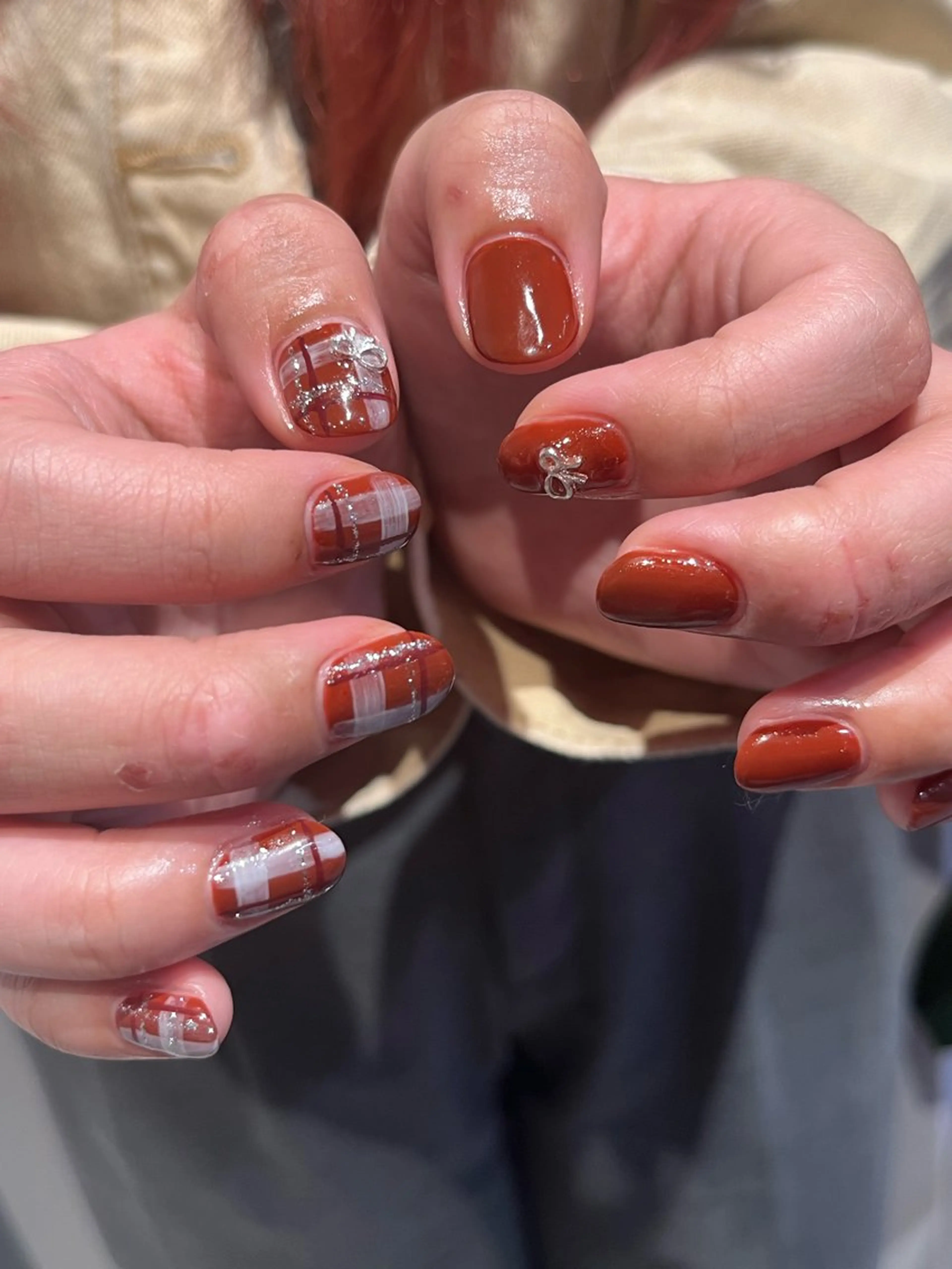 ネイル ブラウン オタク美容師🛍/ Luna⭐️⸝⸝꙳のヘアスタイル