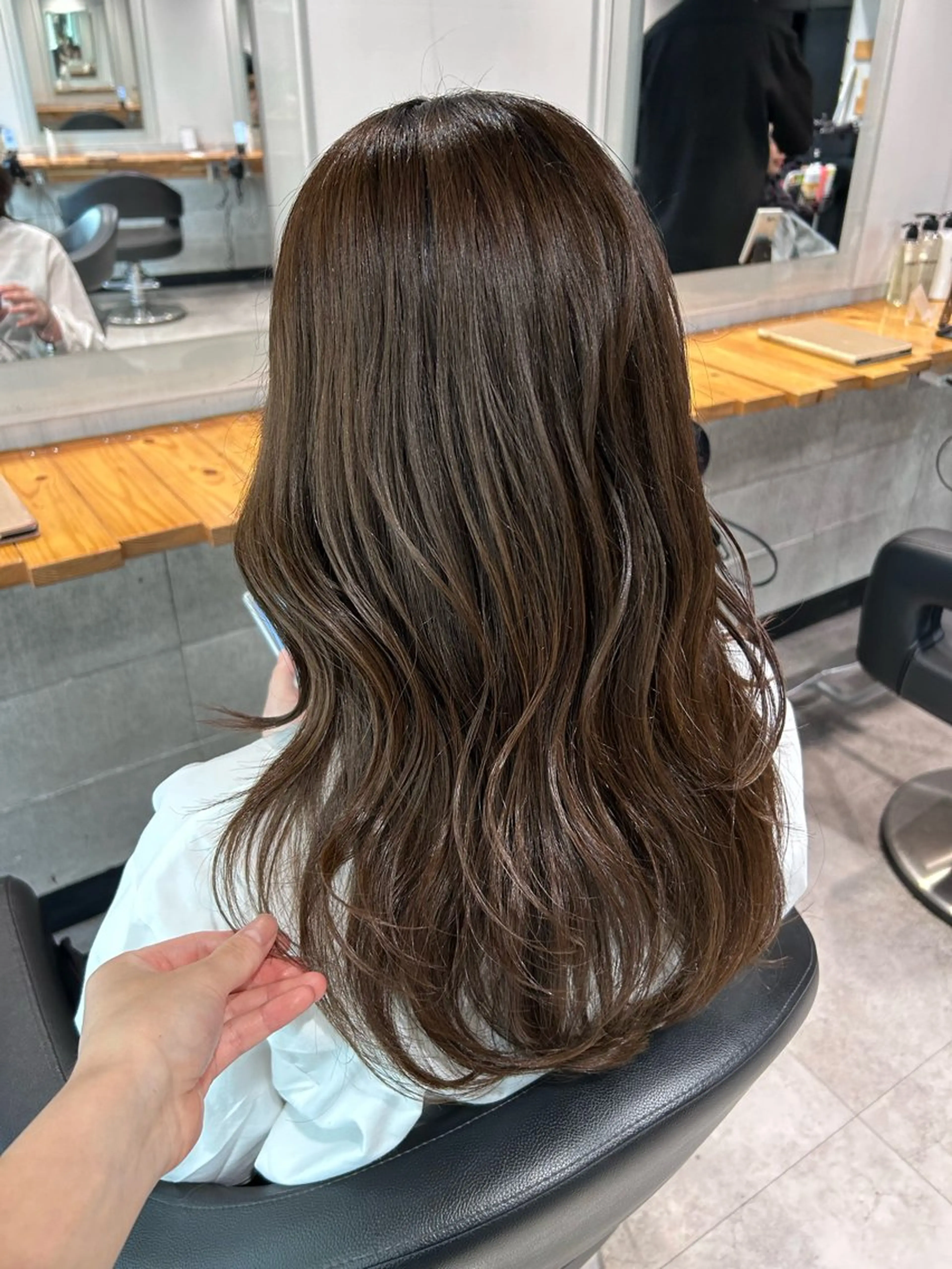 ロング ヘアカラー トリートメント ヘッドスパ 韓国Style♡ Nanami🇰🇷のヘアスタイル