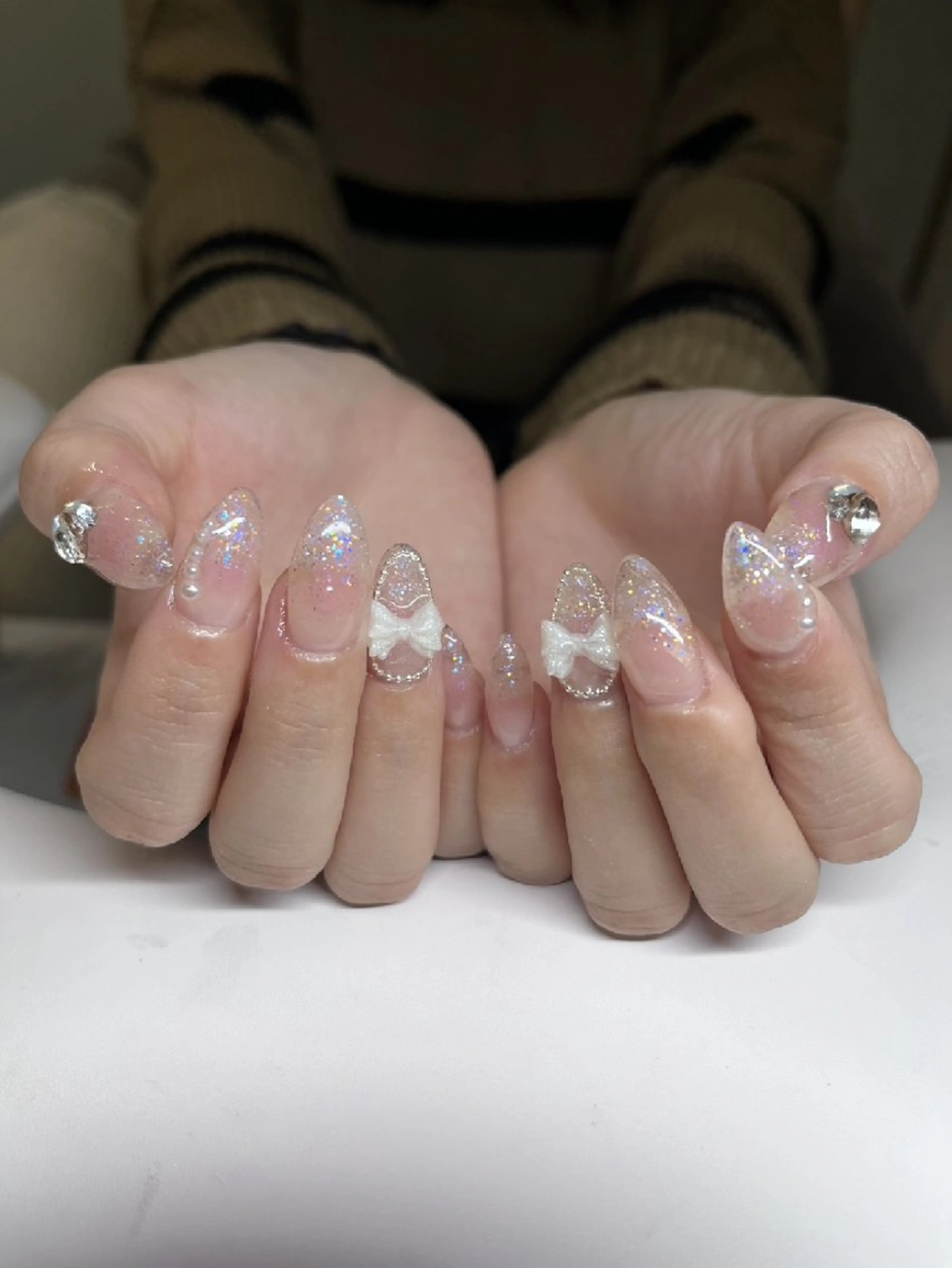 ネイル アートネイル 長さ出し Re:JUvia JUMIのネイルデザイン