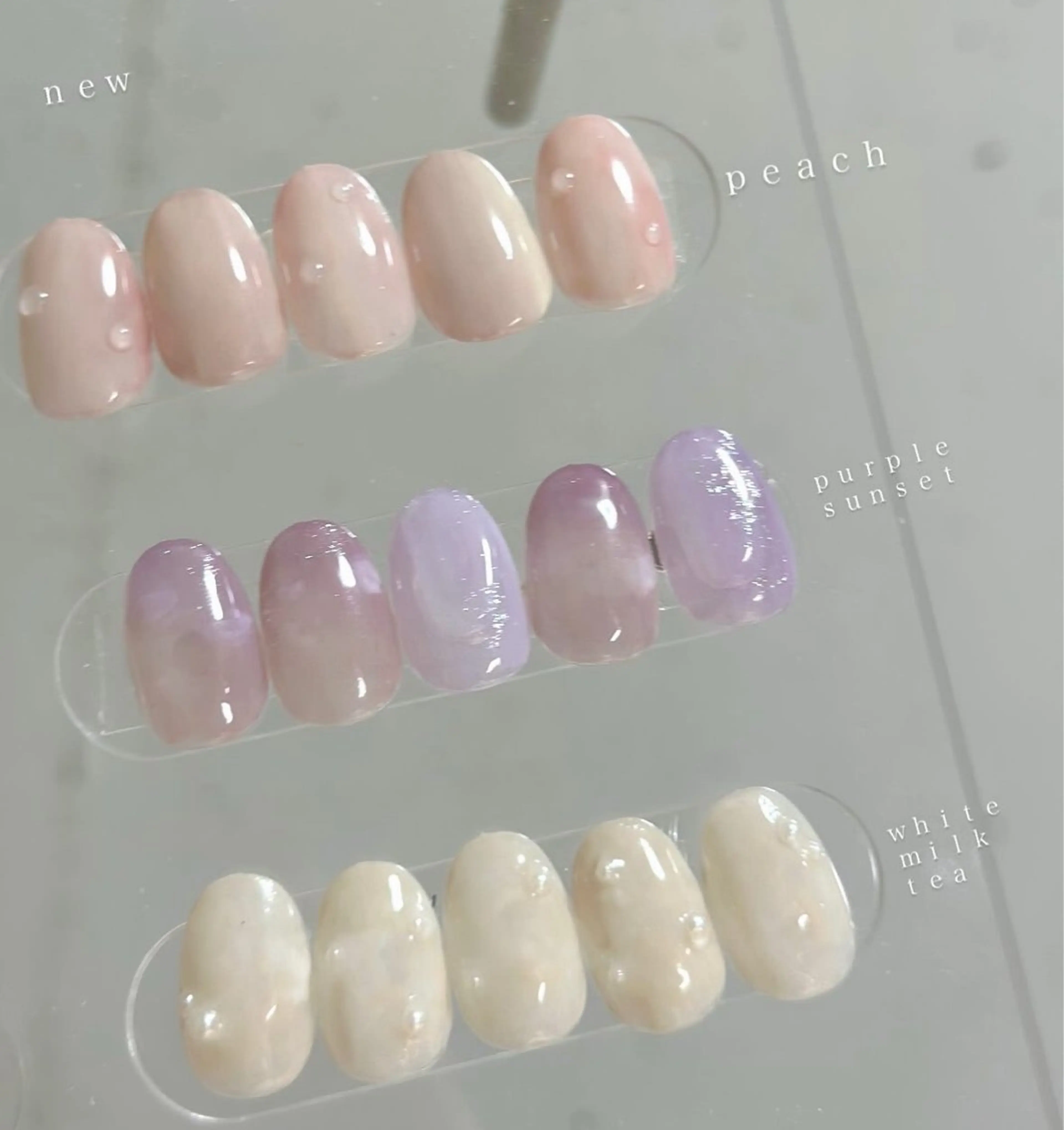 オフなしおまかせsimpleニュアンスデザインネイル🤍の写真
