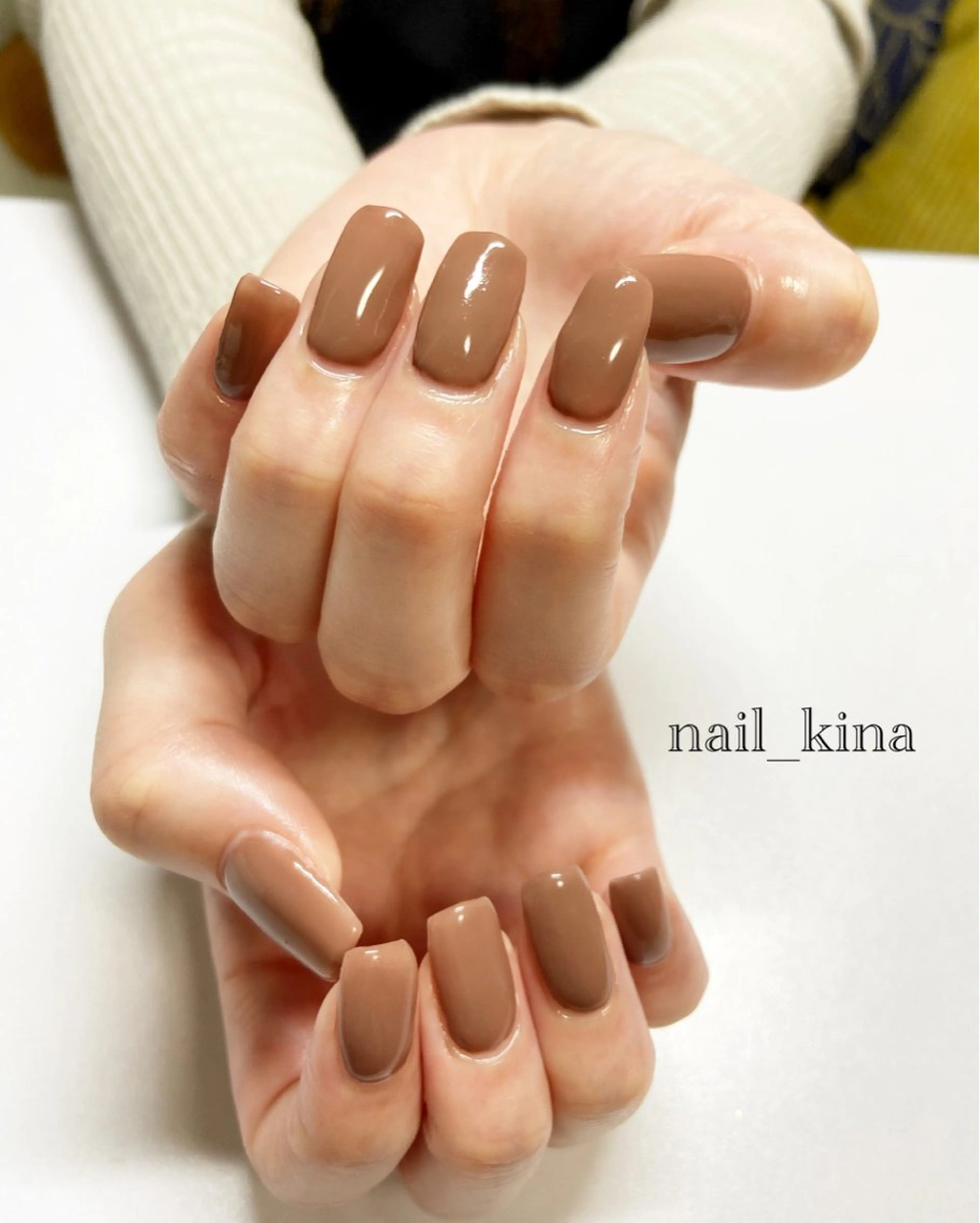 ネイル ワンカラーネイル nail_ kinaのネイルデザイン