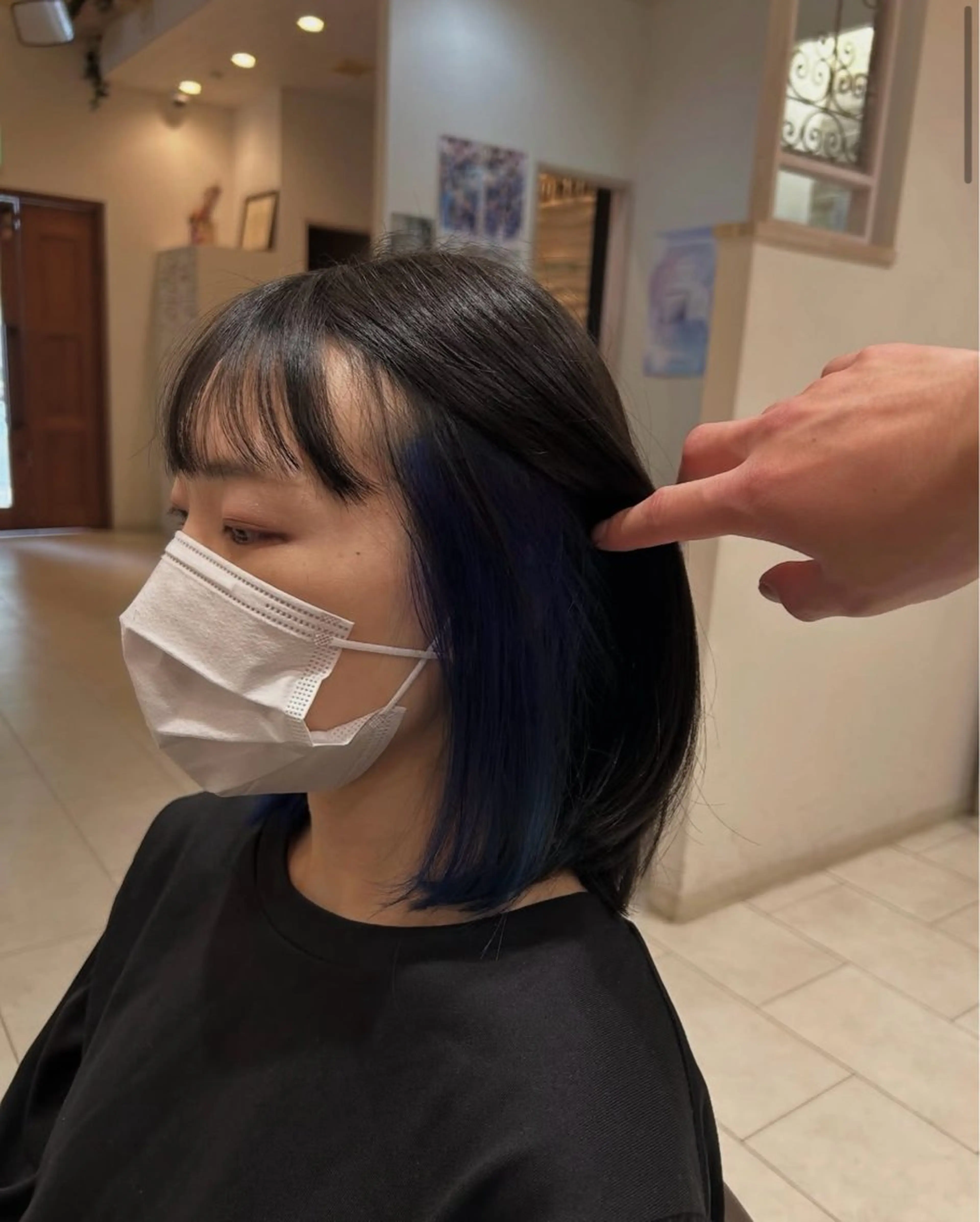 インナーカラー(ブリーチ込み)の写真
