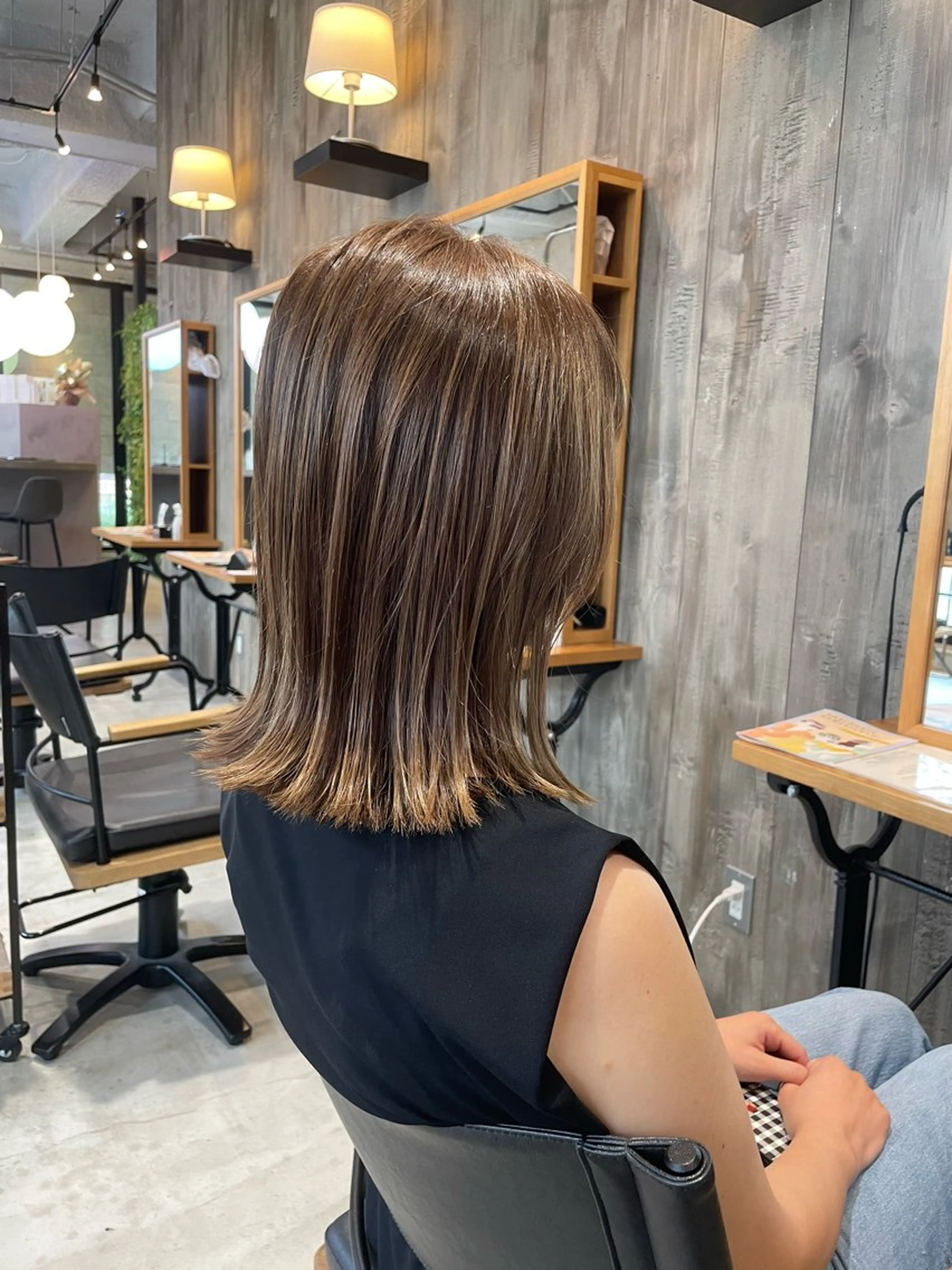 セミロング 三好 祐希のヘアスタイル