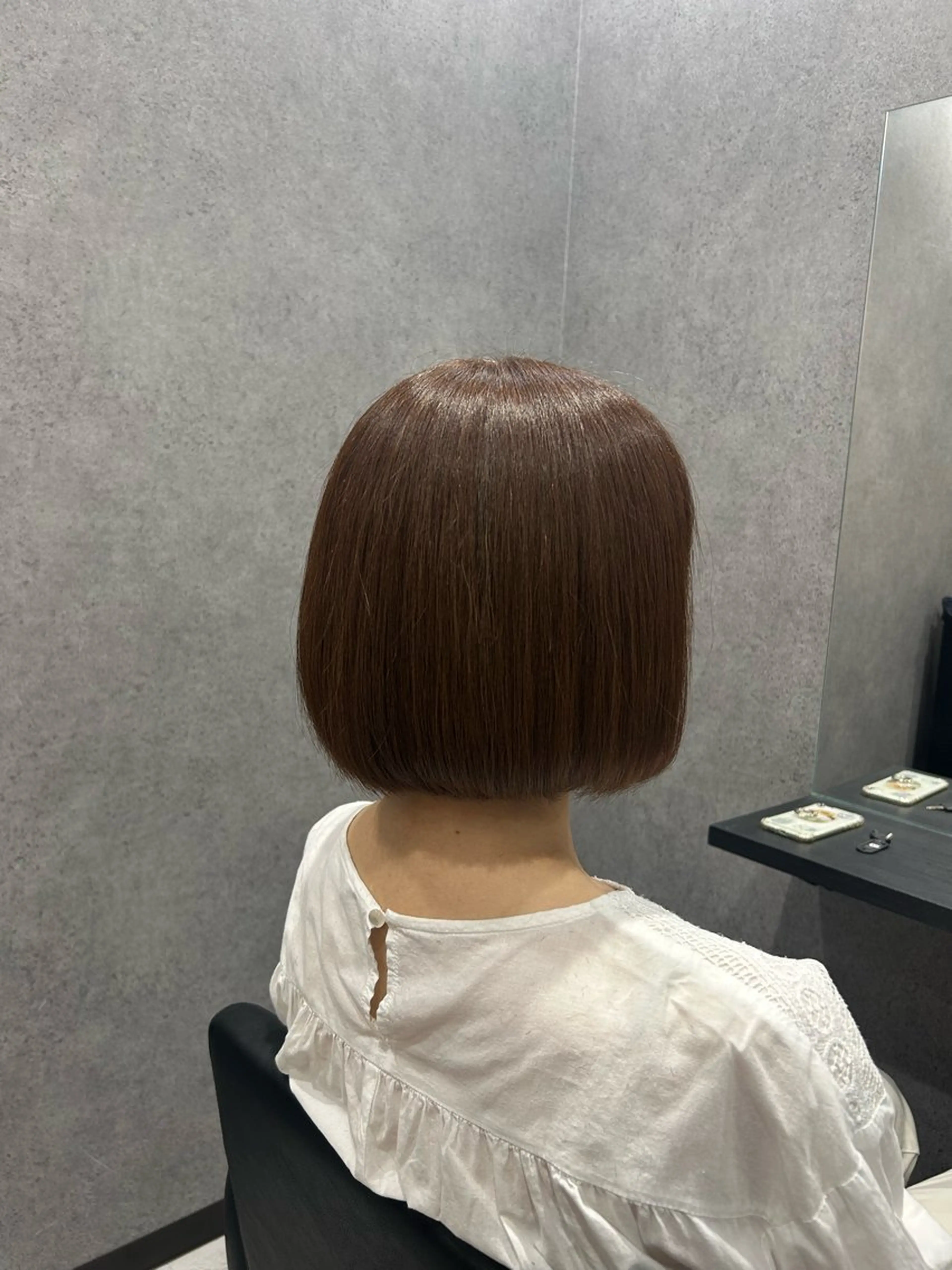 ミディアム ボブ 佐野 彩音のヘアスタイル