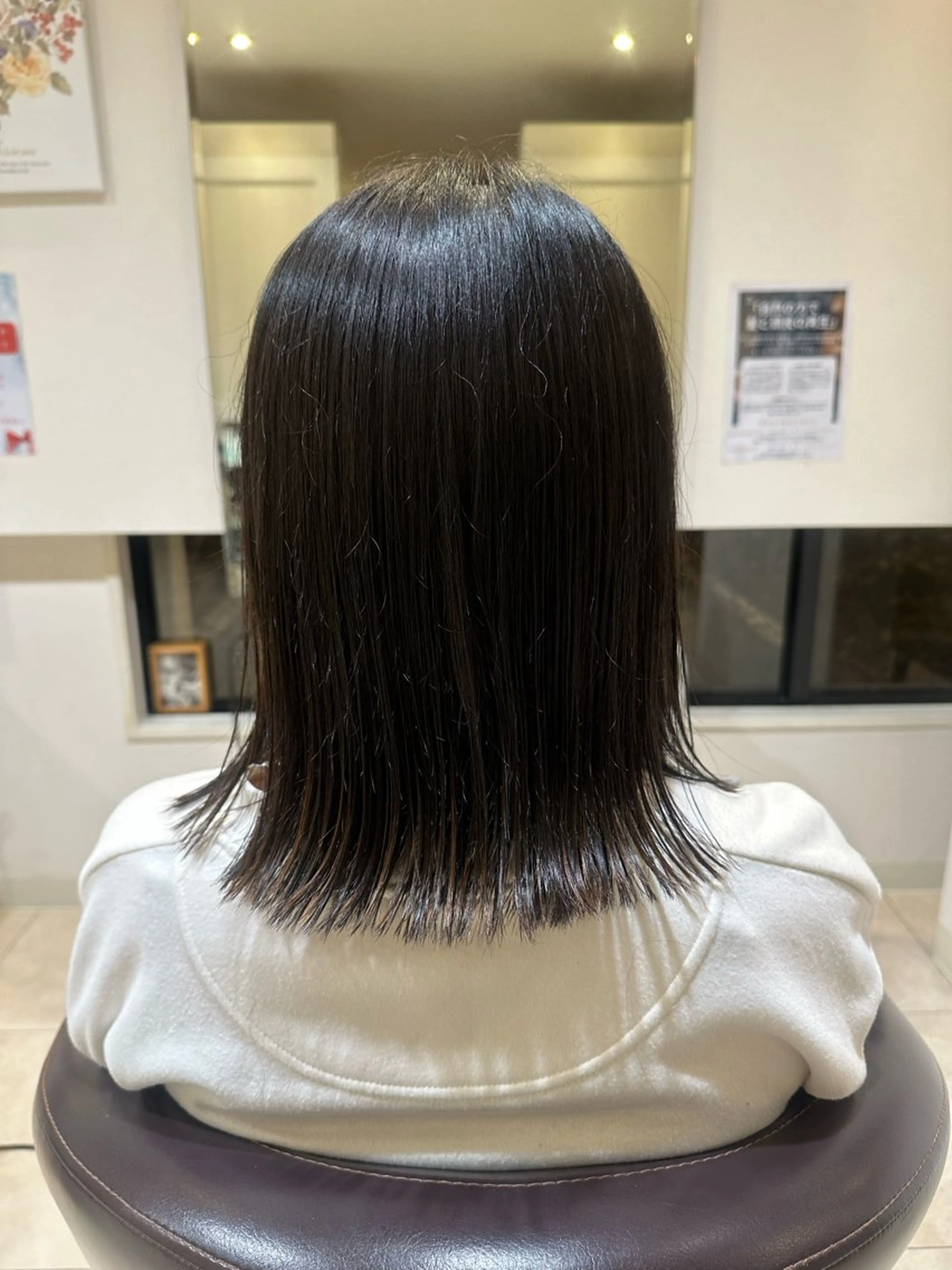 ミディアム oasis-un所属・oasis un アンドウチヒロのヘアスタイル