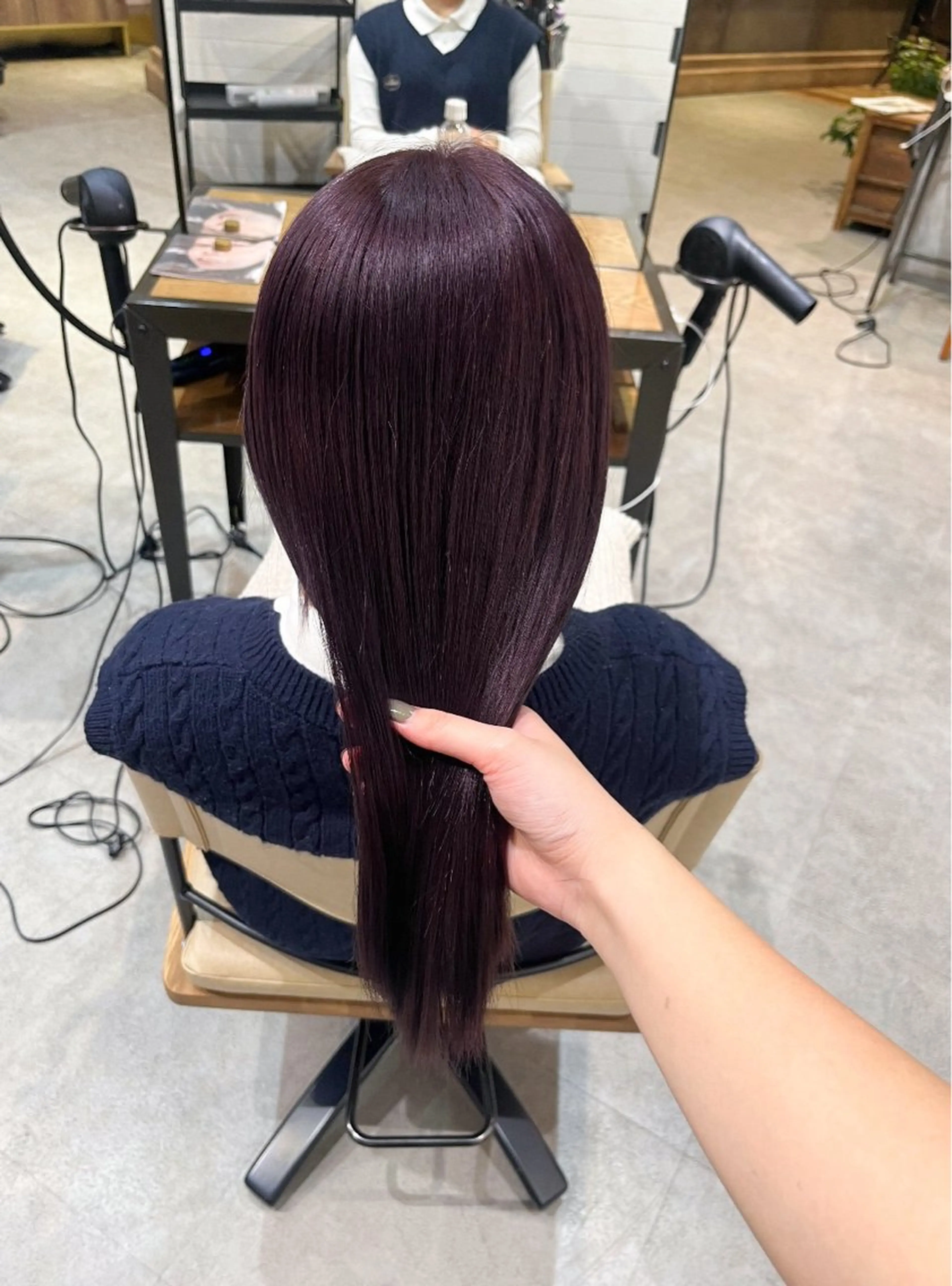 カラー ブリーチ ラベンダーカラー ヘアカラー トリートメント 🍒暖色カラー🍒 ueno aiのヘアスタイル