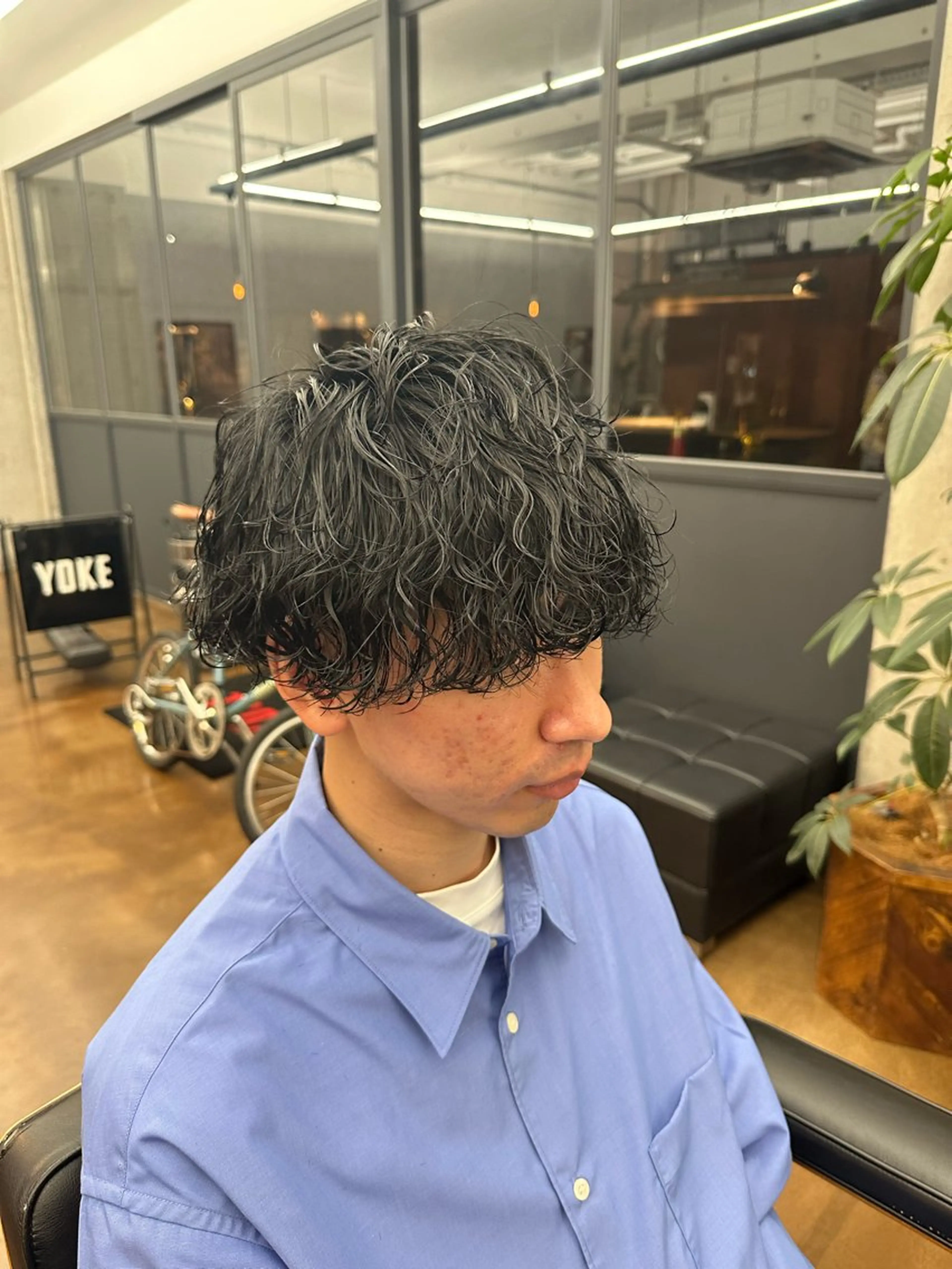 パーマの写真
