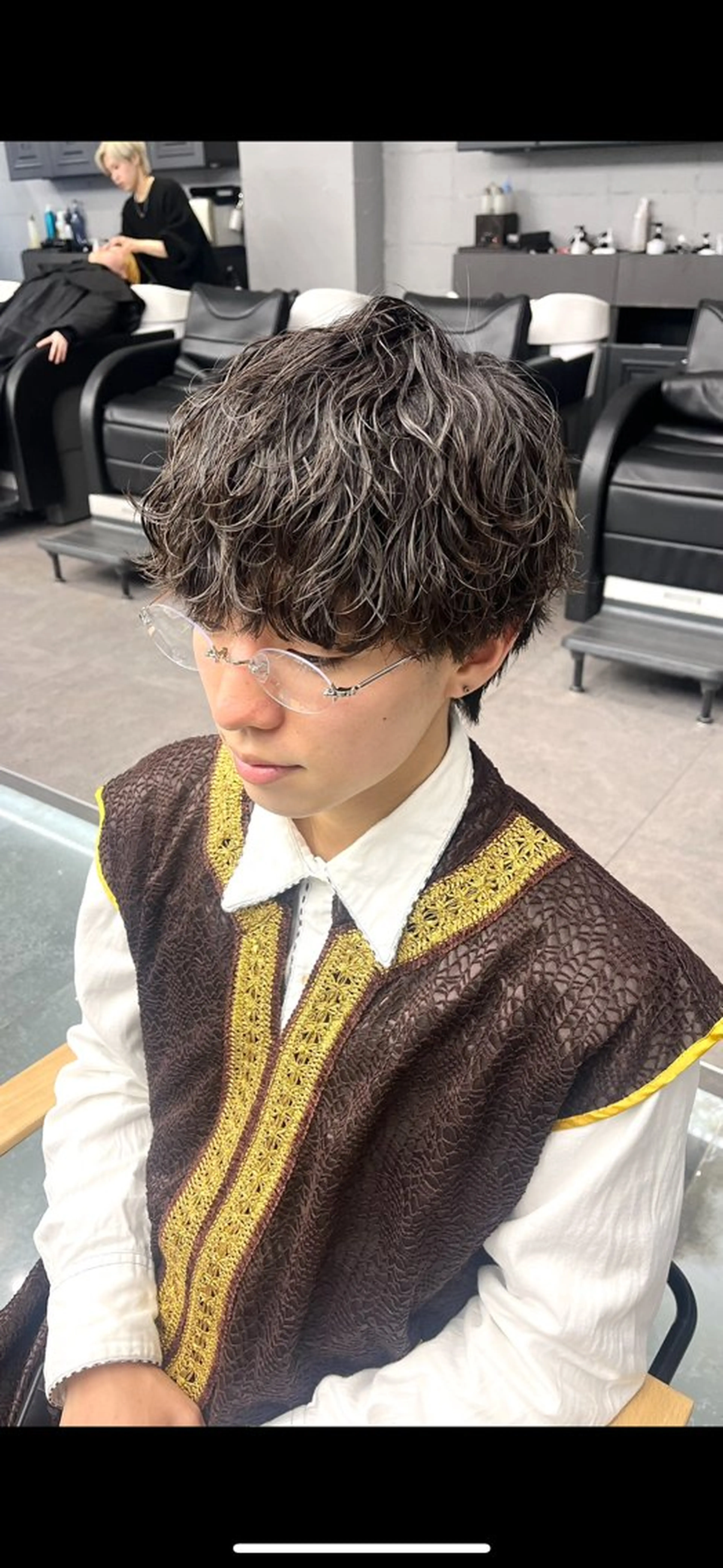 パーマ メンズ ✩似合わせカラー /レイヤー✩momoのヘアスタイル