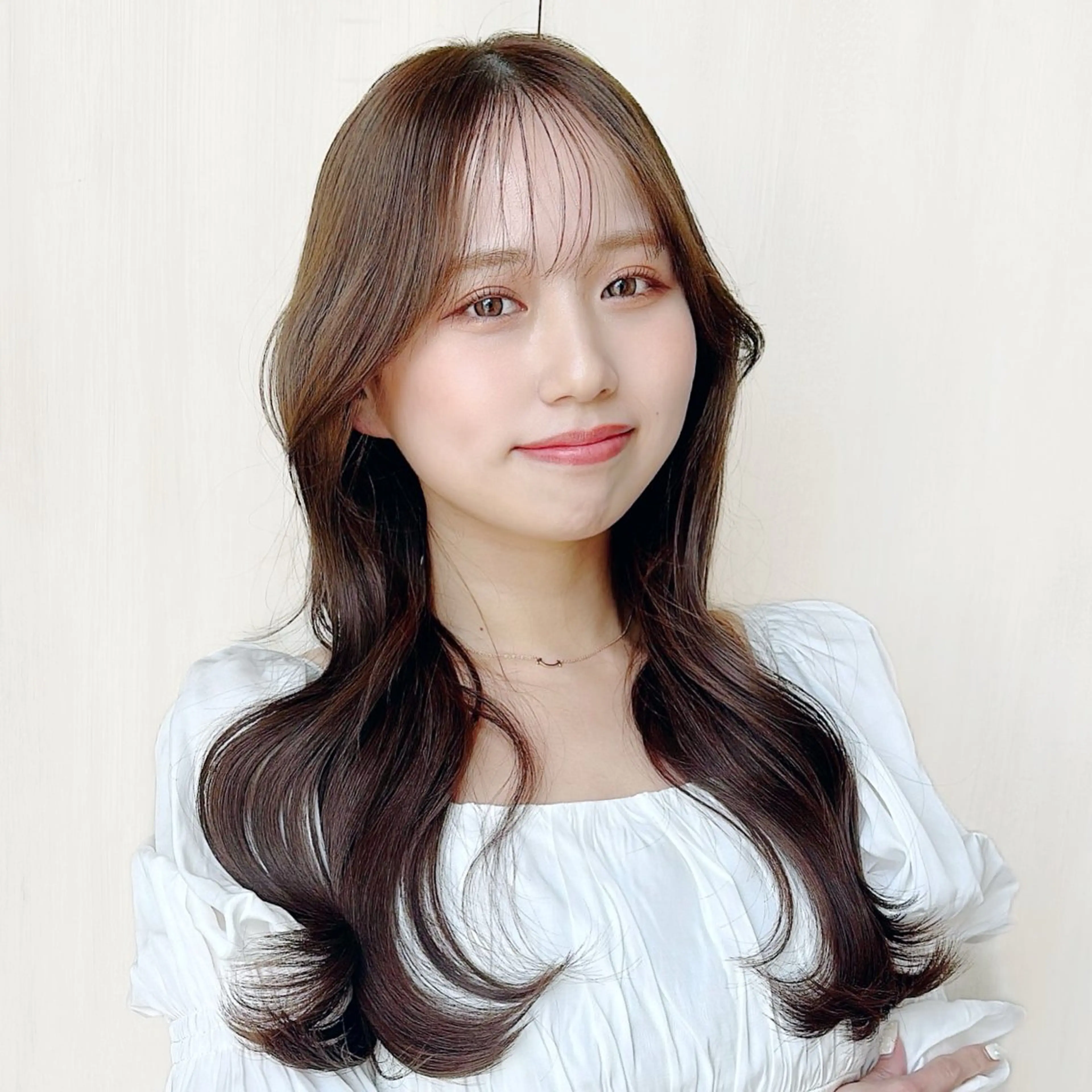 ロング カラー ベージュカラー 透明感カラー くびれヘア 顔周りカット ハイレイヤー カット ヘアカラー トリートメント 💫レイヤーカット 💫木原佑璃香のヘアスタイル