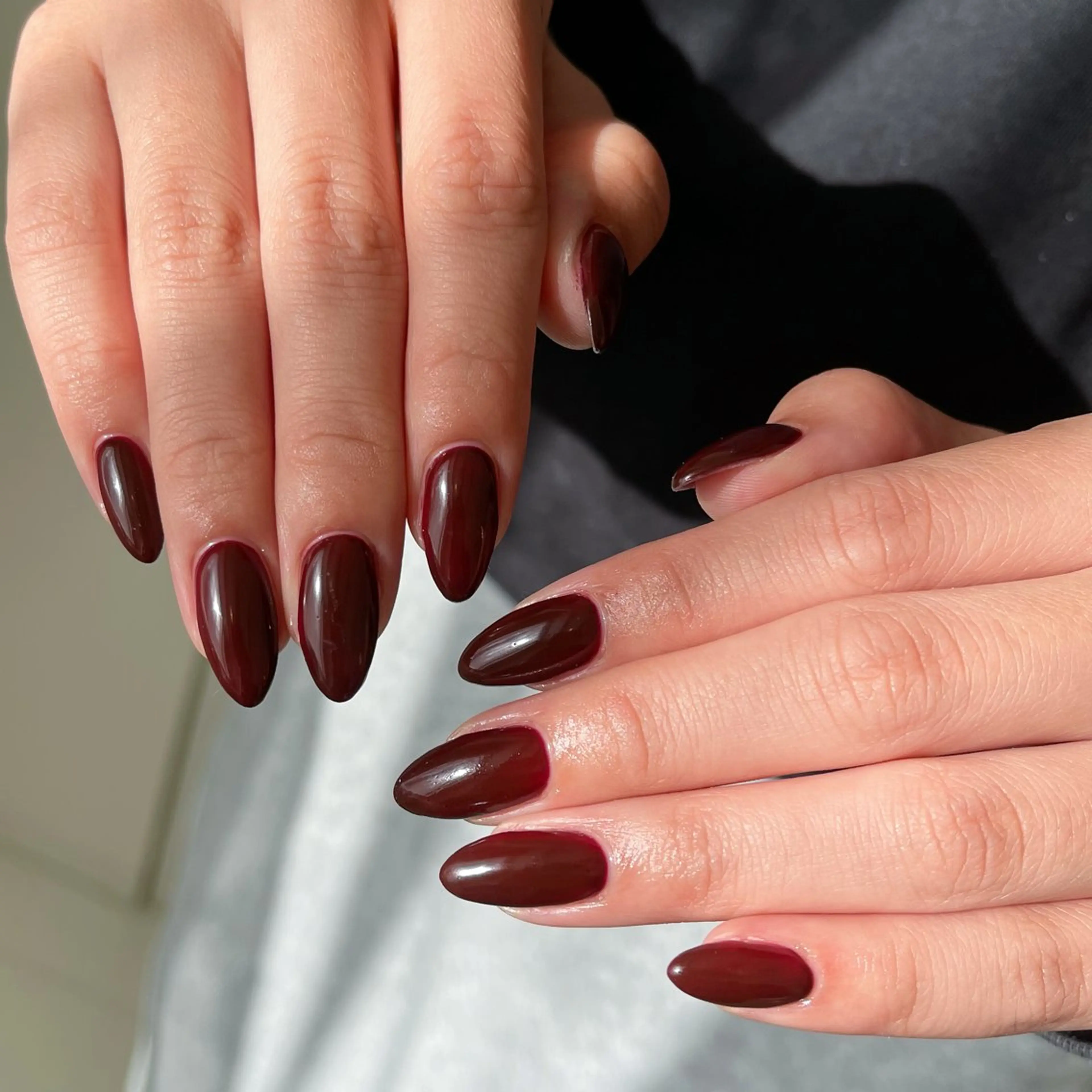 ネイル ボルドー 冬ネイル ハンドネイル petit所属・Yuka ネイリストのネイルデザイン