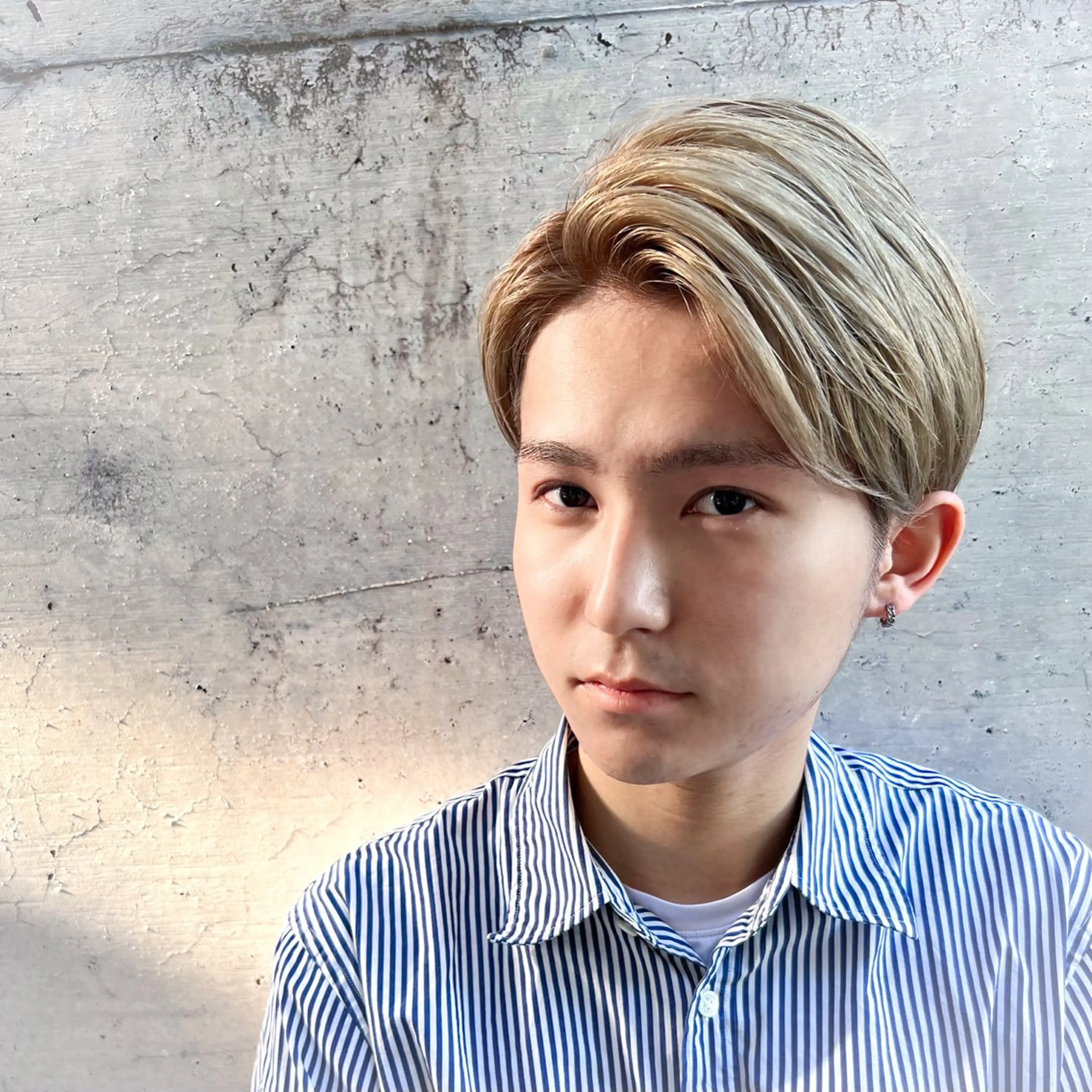 ショート カラー メンズ メンズブリーチ ブリーチ ブロンド カット ヘアカラー トリートメント quon RYUYA /レイヤー✂️のその他イメージ