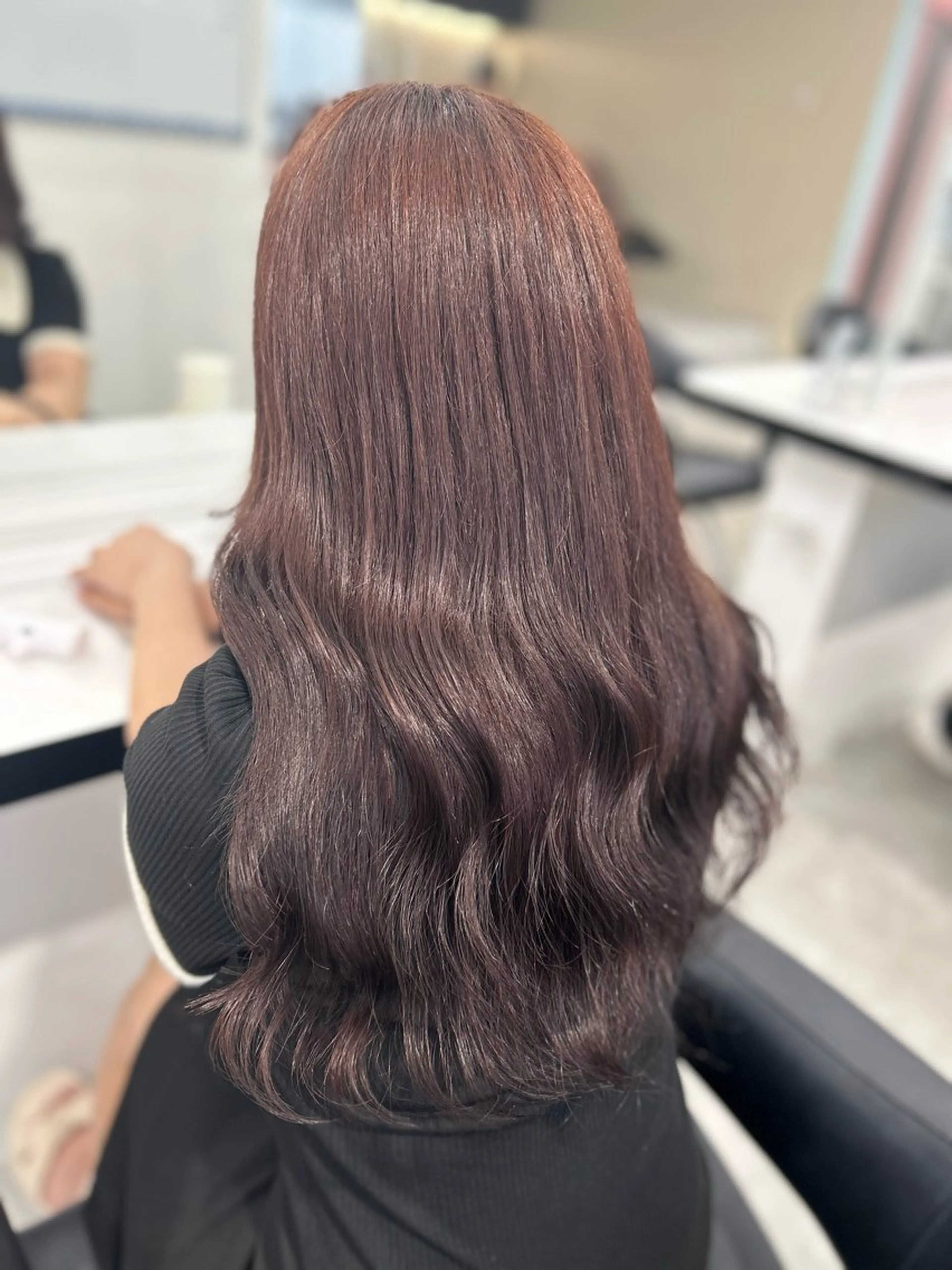 ロング 韓国レディヘア🤍 暗髪🤍miraiのヘアスタイル