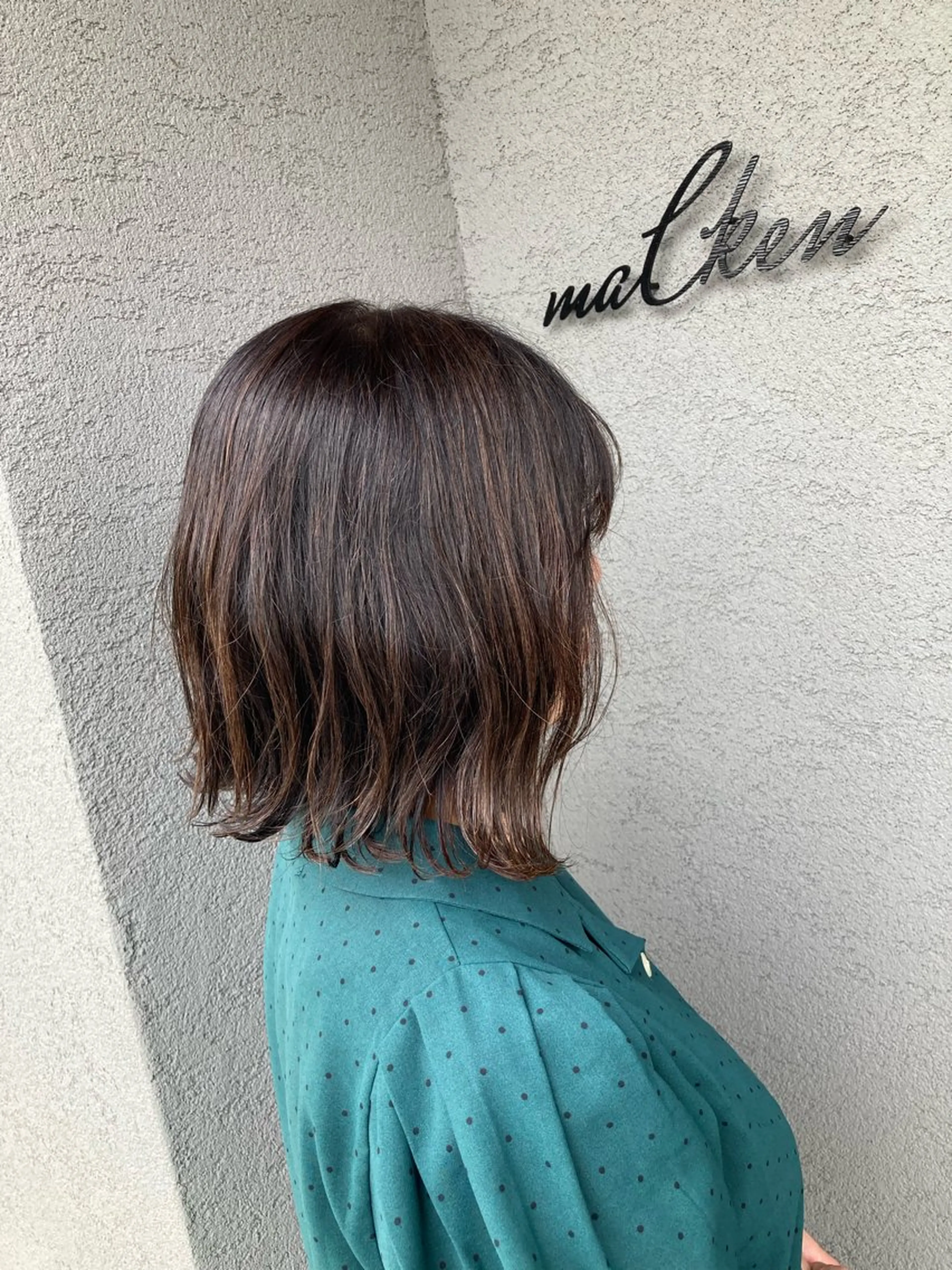 ミディアム カット maCken所属・松本　友佑 maCkenのヘアスタイル