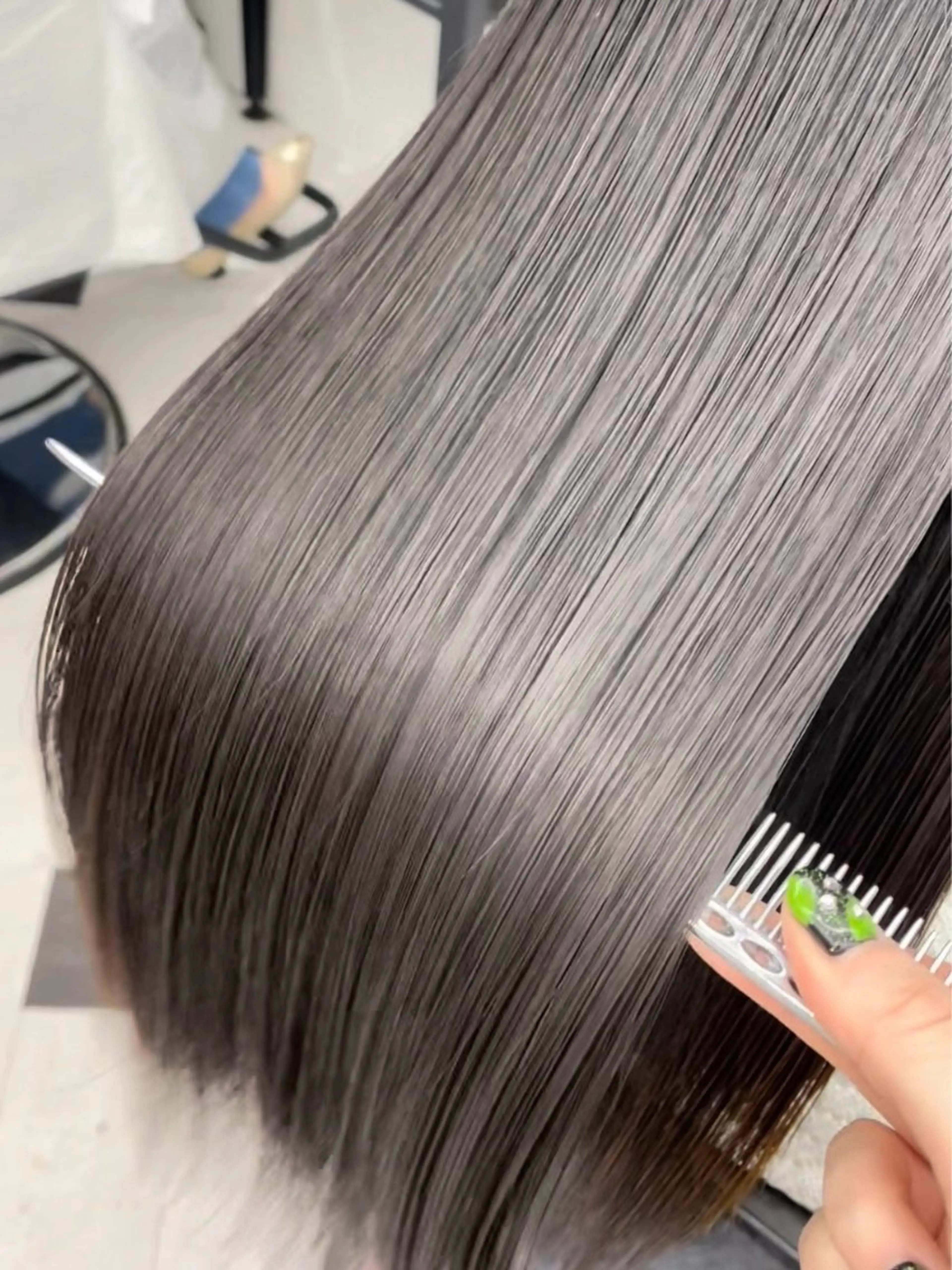 ミディアム カラー パーマ ヘアアレンジ メンズ 酸性ストレート ストレートパーマ mona/ ストレートスタイル✨のヘアスタイル