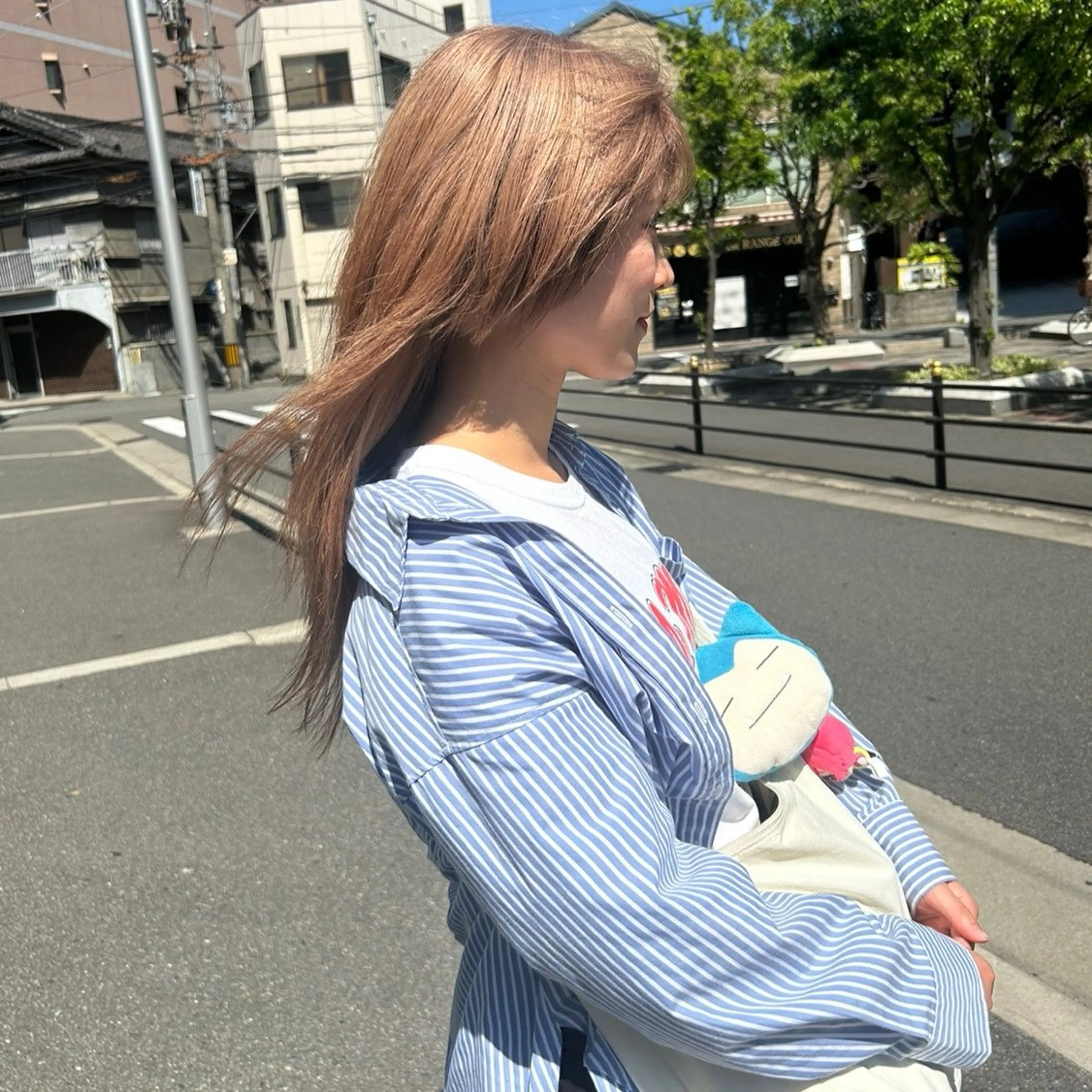 セミロング カラー トリートメント yohaku所属・ハイトーン美容師🫧 神崎 源のヘアスタイル