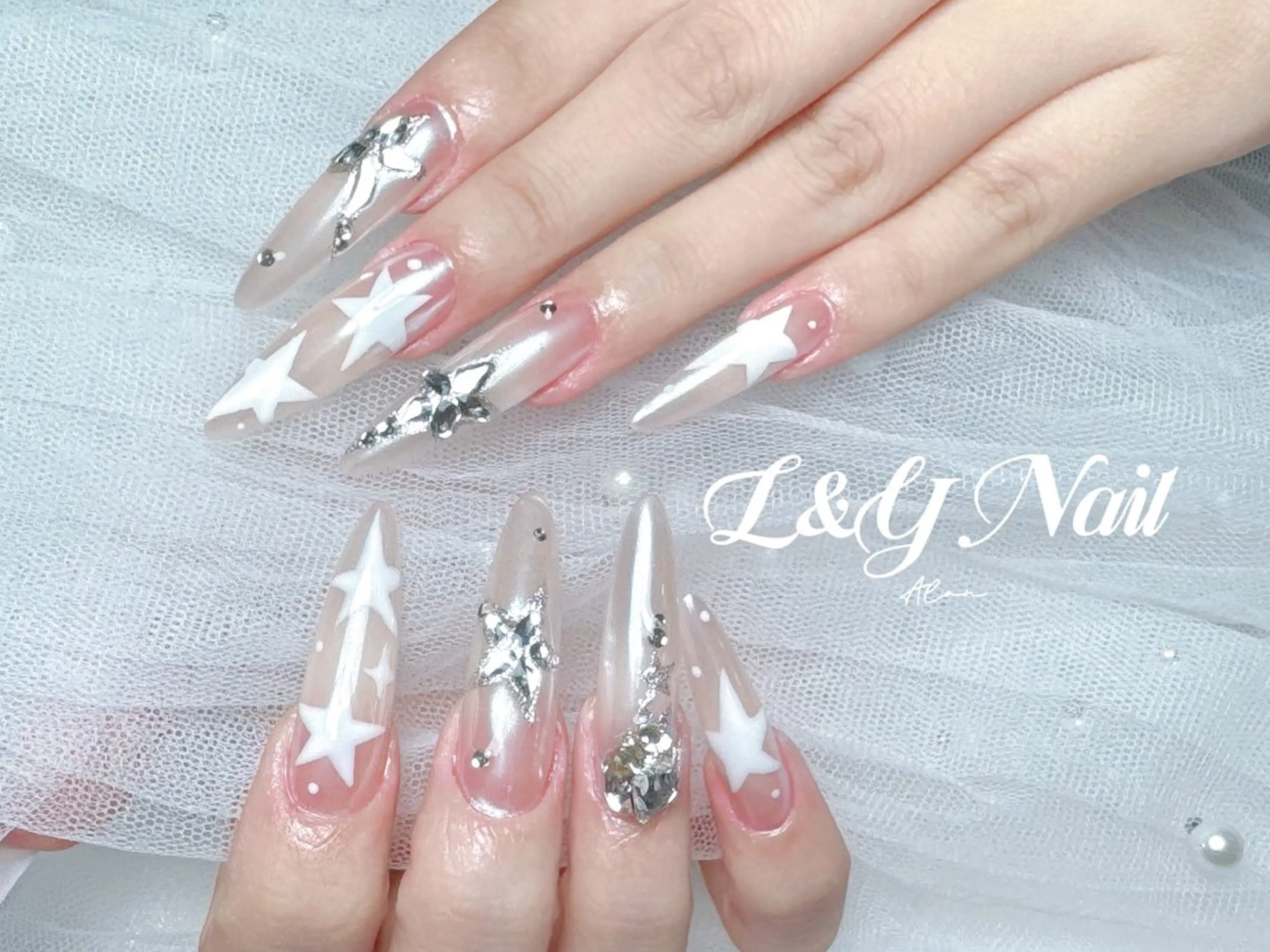 ネイル ハンドネイル L&Y Nail🎀 思雪のネイルデザイン