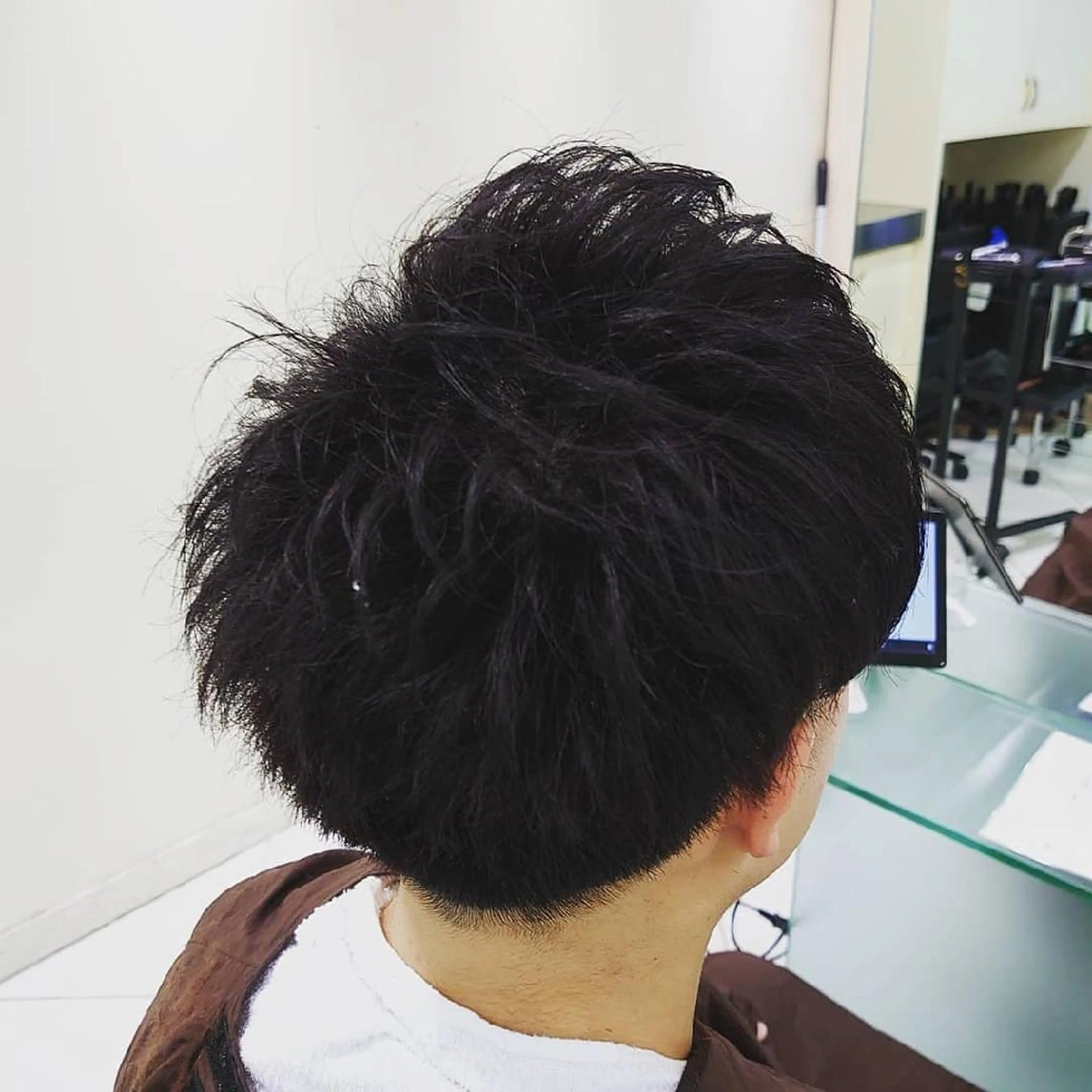 ショート カラー メンズ マッシュ 刈り上げ ショートヘア 🐺一ノ瀬 凌 / デザインウルフ🐺のヘアスタイル