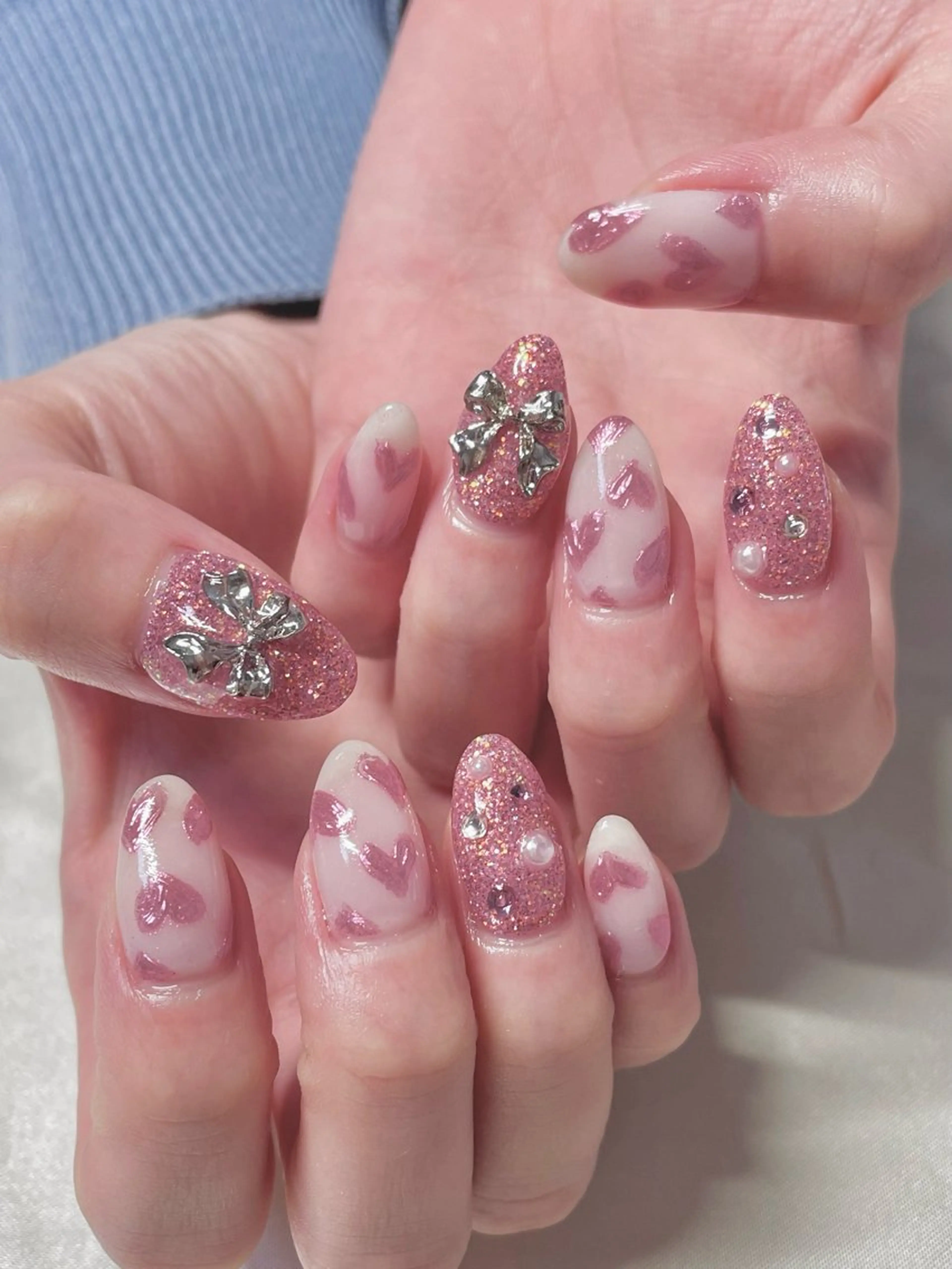ネイル 長さ出し ハンドネイル RUMI nailのネイルデザイン