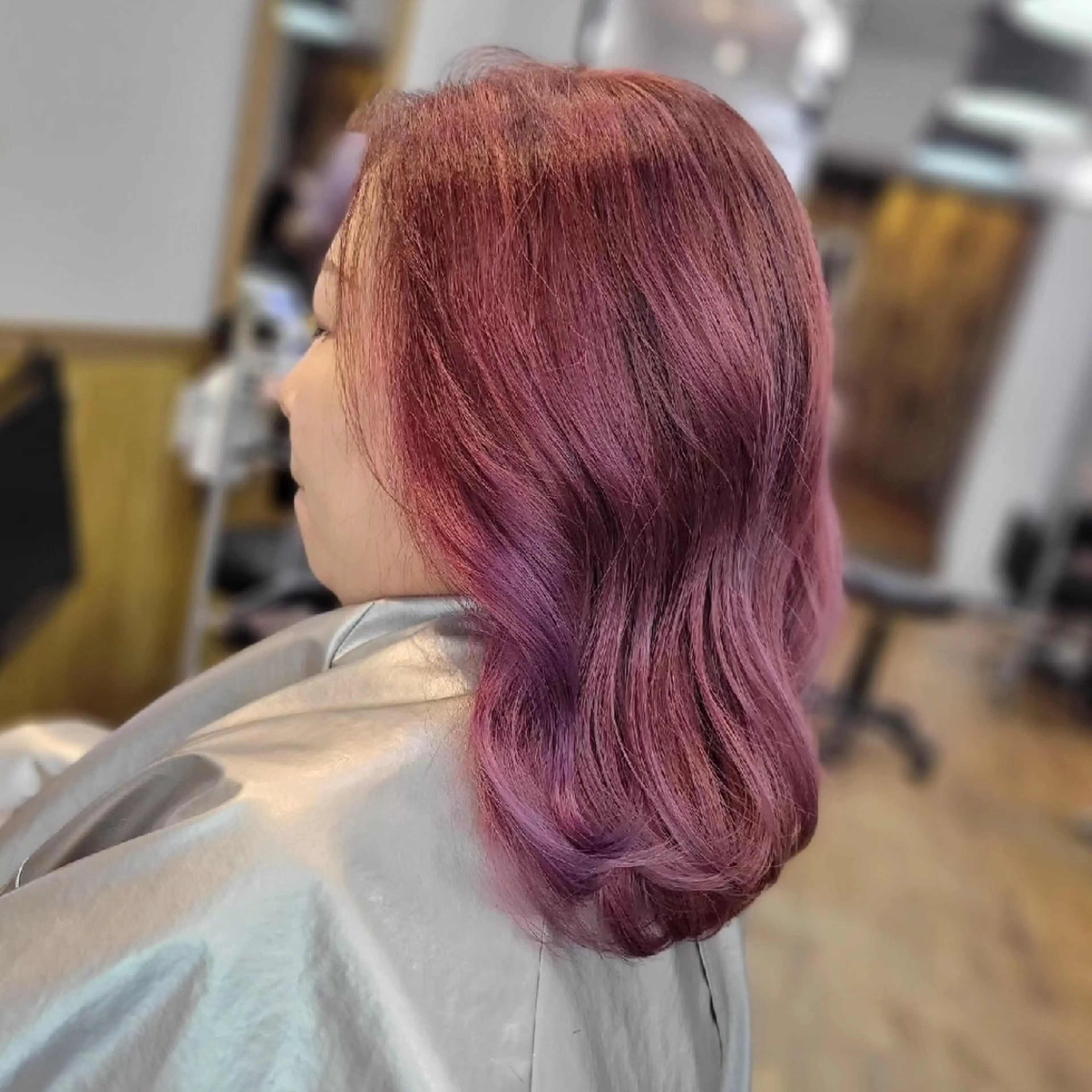 セミロング Agu hair flower所属・E RIのヘアスタイル