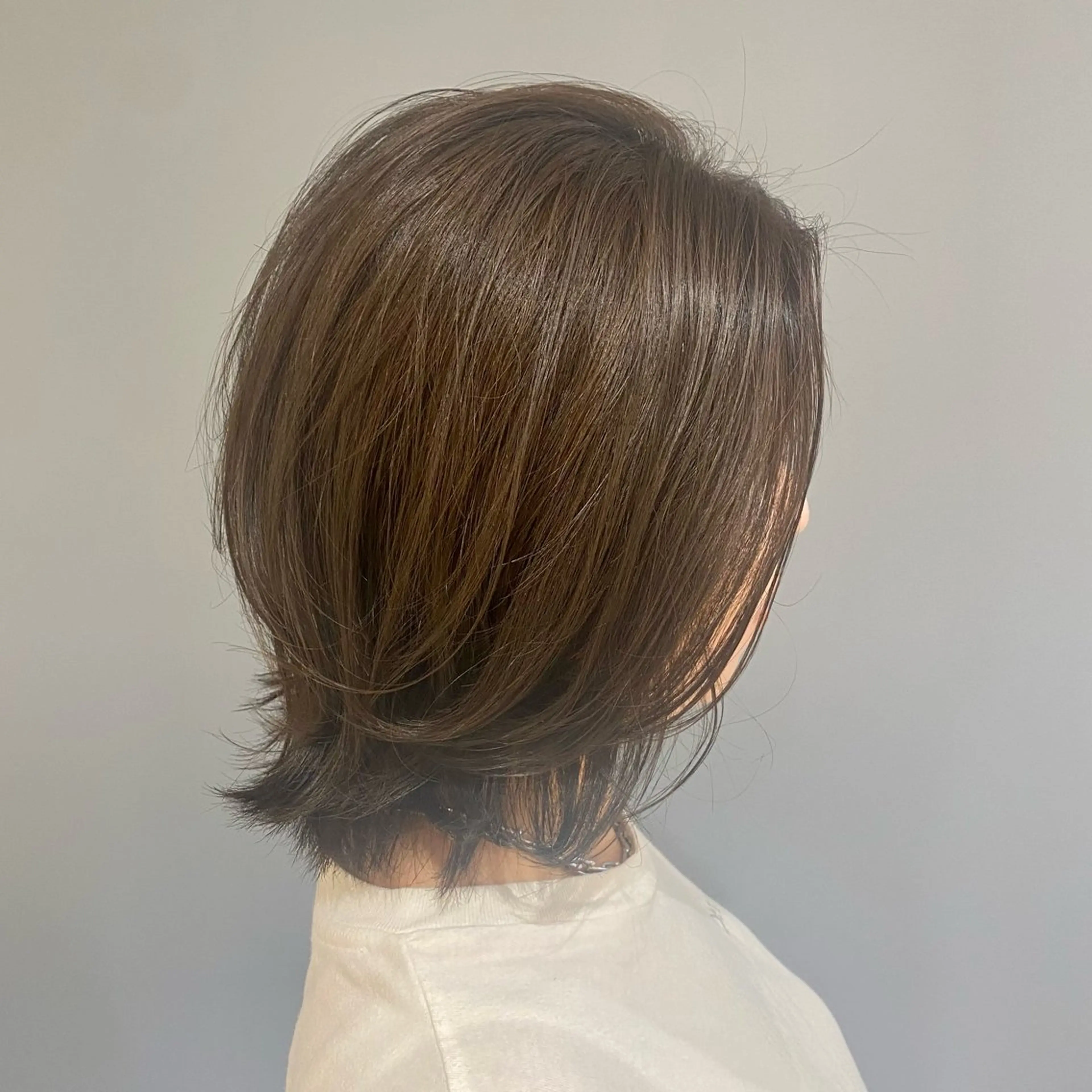 ショート カラー グレージュ ase.糸島店所属・UEDA AYAのヘアスタイル