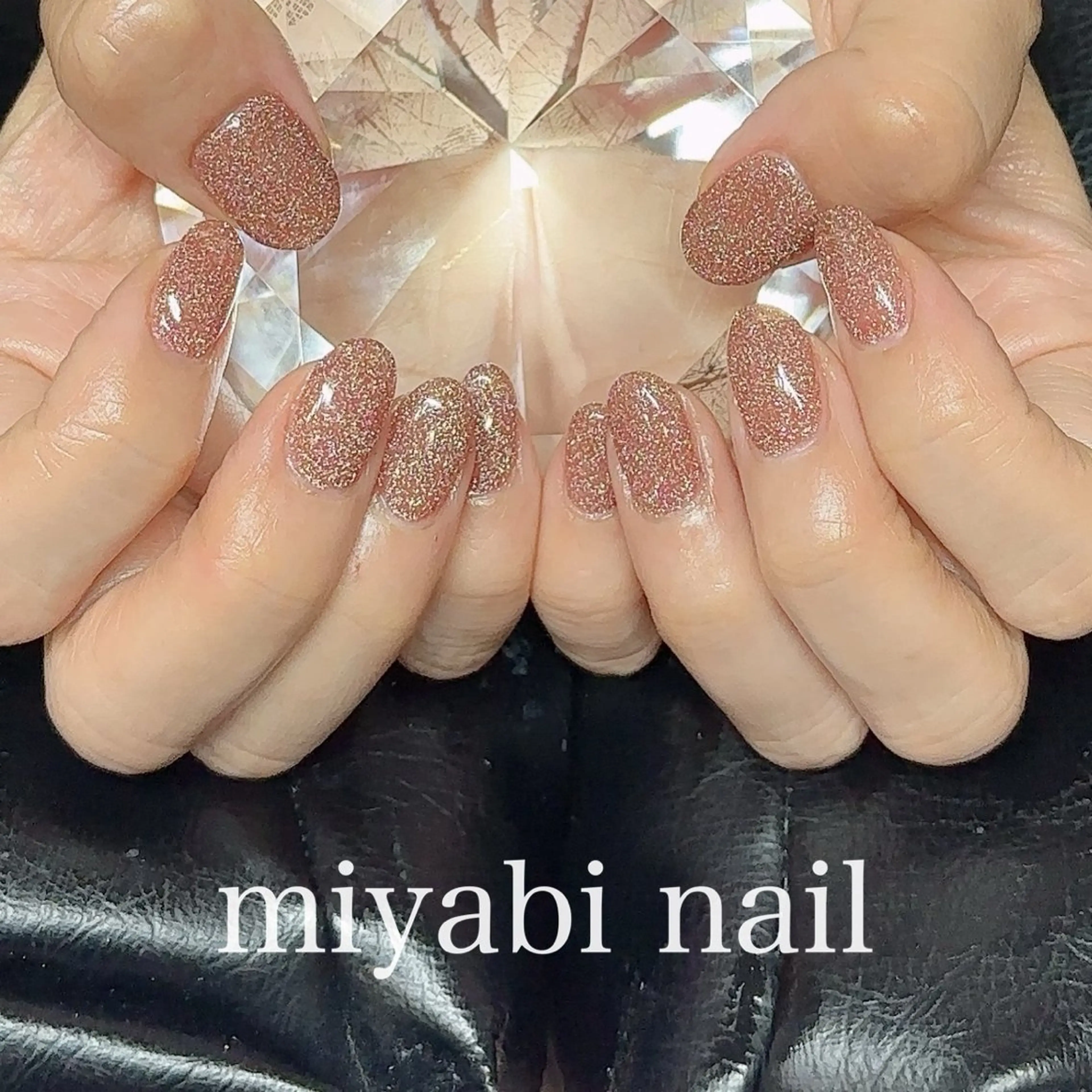 ネイル フラッシュネイル ジェルネイル キラキラネイル 持ち込み シンプルネイル ハンドネイル miyabi nail 桂川駅近くのネイルデザイン