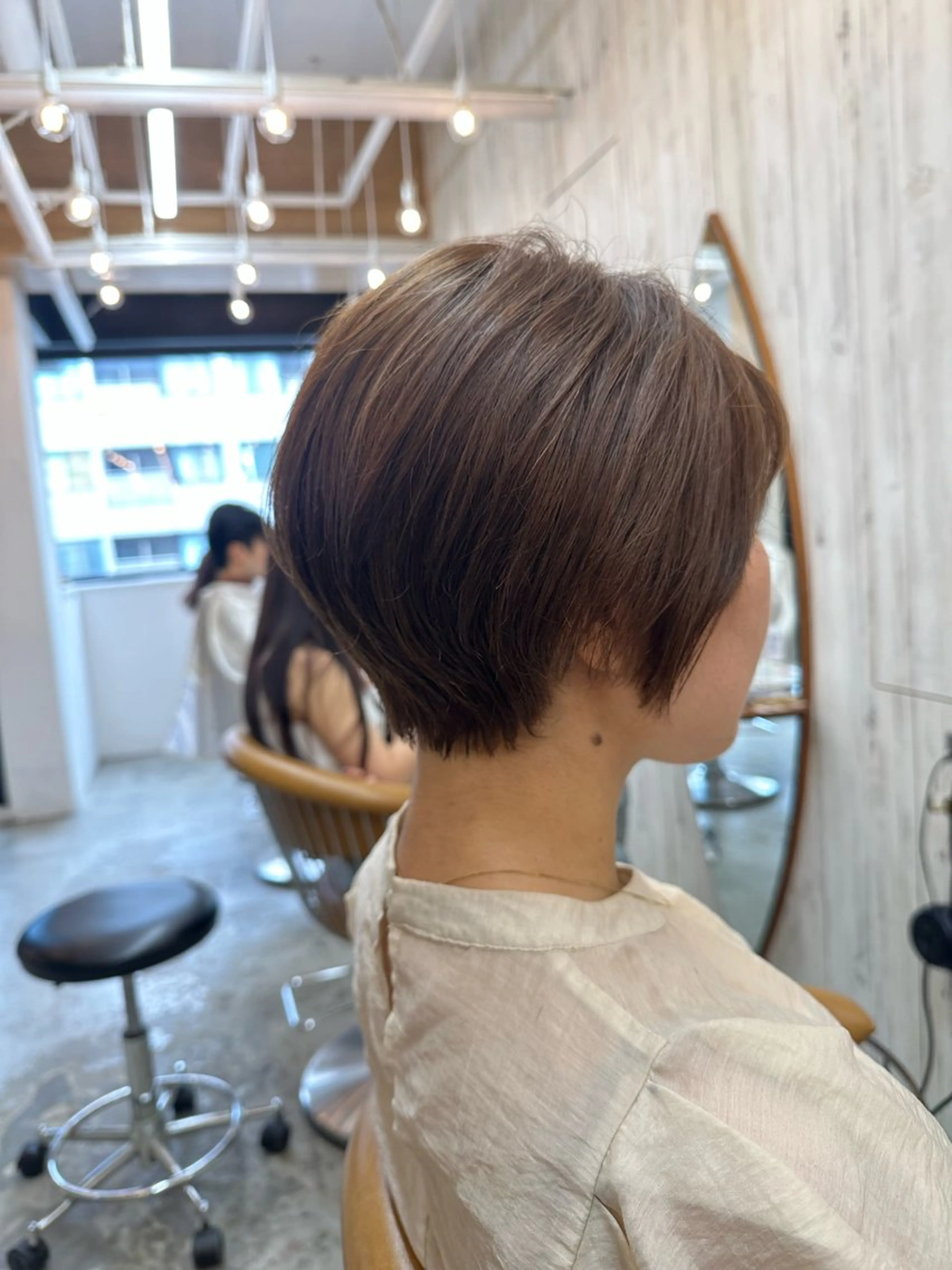 ショート カラー ショートヘア カット ヘアカラー トリートメント 縮毛矯正💎似合わせ ショート‼️/ともきのヘアスタイル