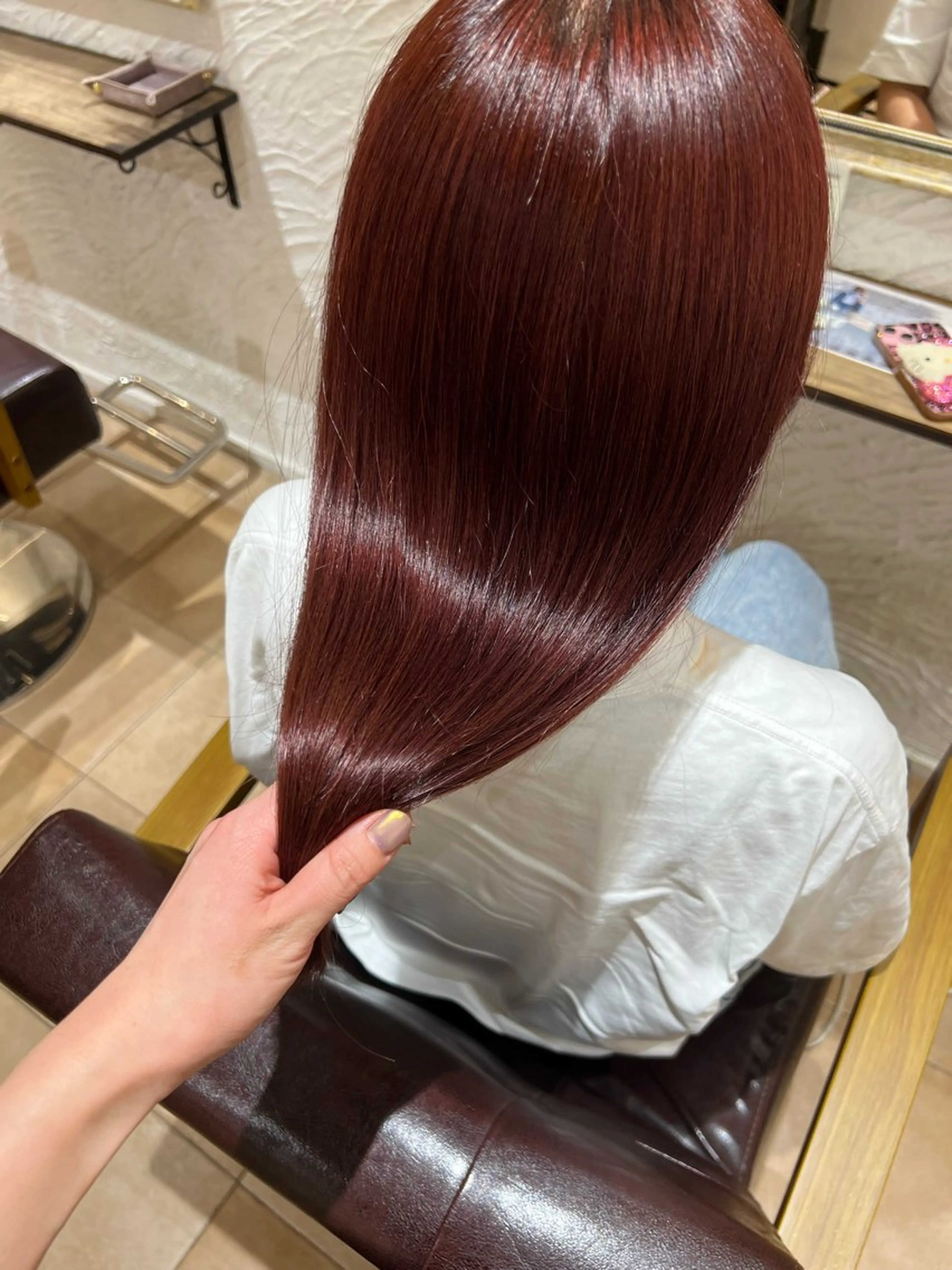 ミディアム カラー 🥀韓国ヘア🥀 宮津真菜のヘアスタイル