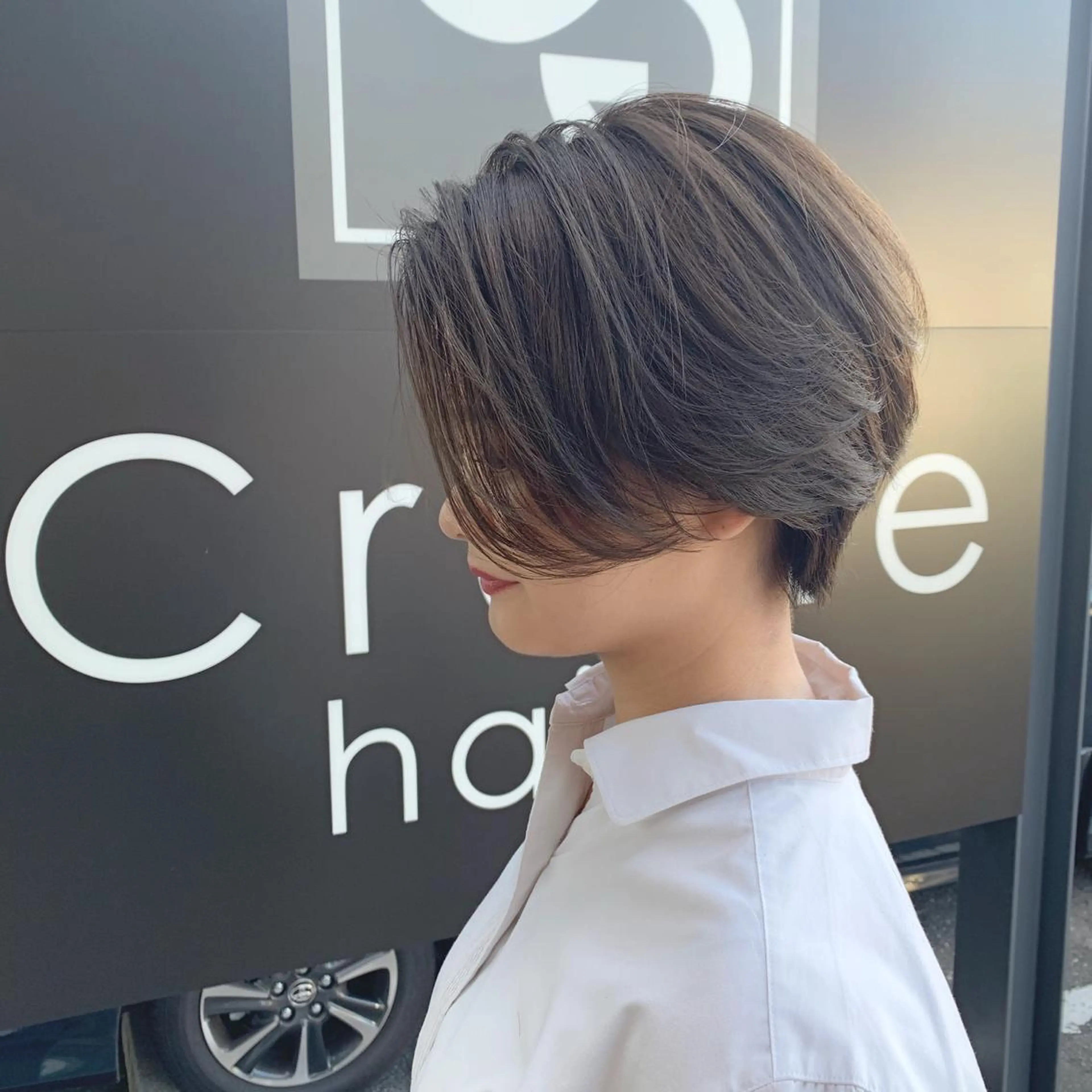 ショート カラー ヘアアレンジ ショートボブ ボブ ショートヘア カット トリートメント 前田 善夫のヘアスタイル