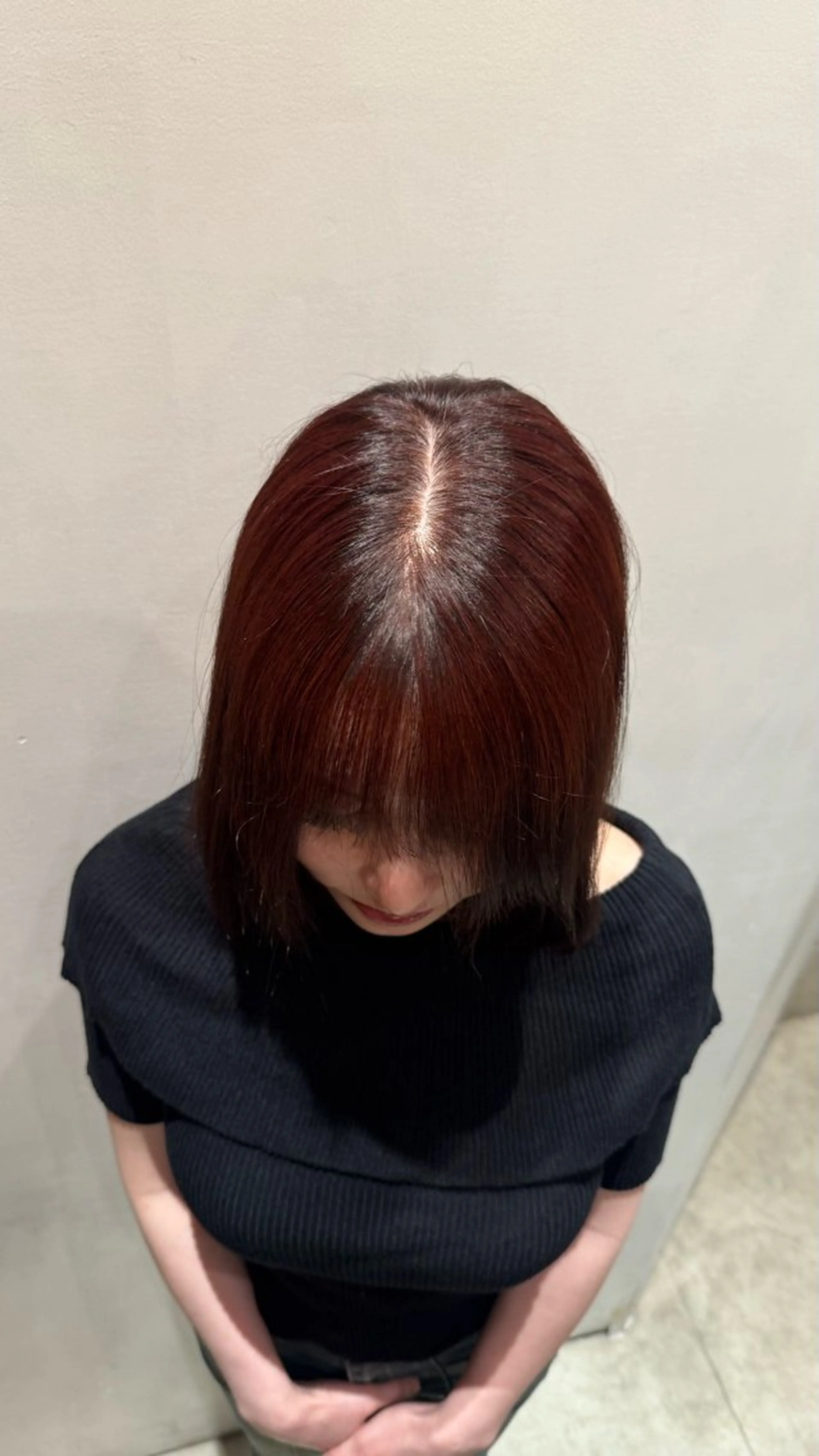 ショート ヘアカラー 渋谷/切りっぱなし レイヤー/ブリーチのヘアスタイル