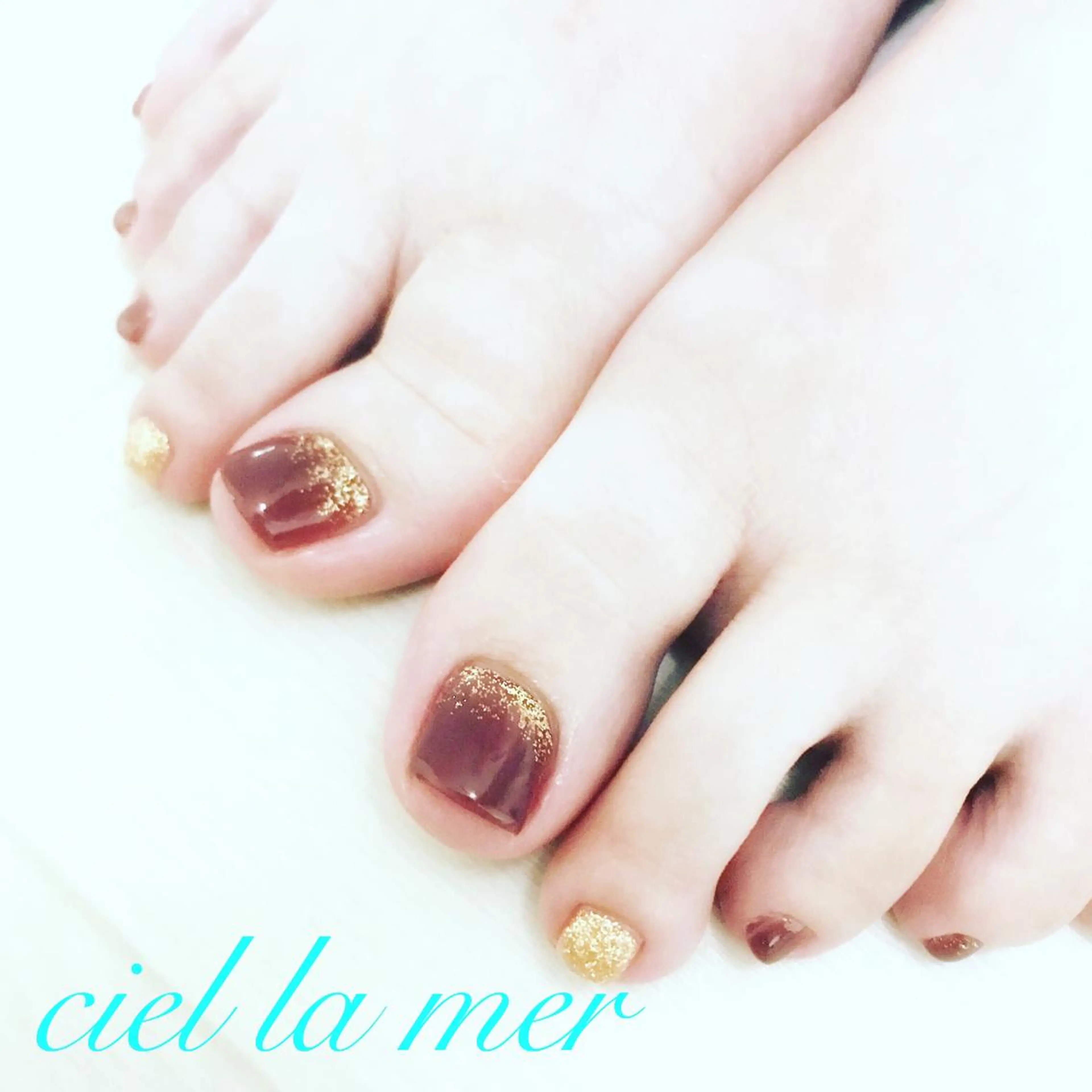 ネイル ハンドネイル フットネイル ciel la merのネイルデザイン