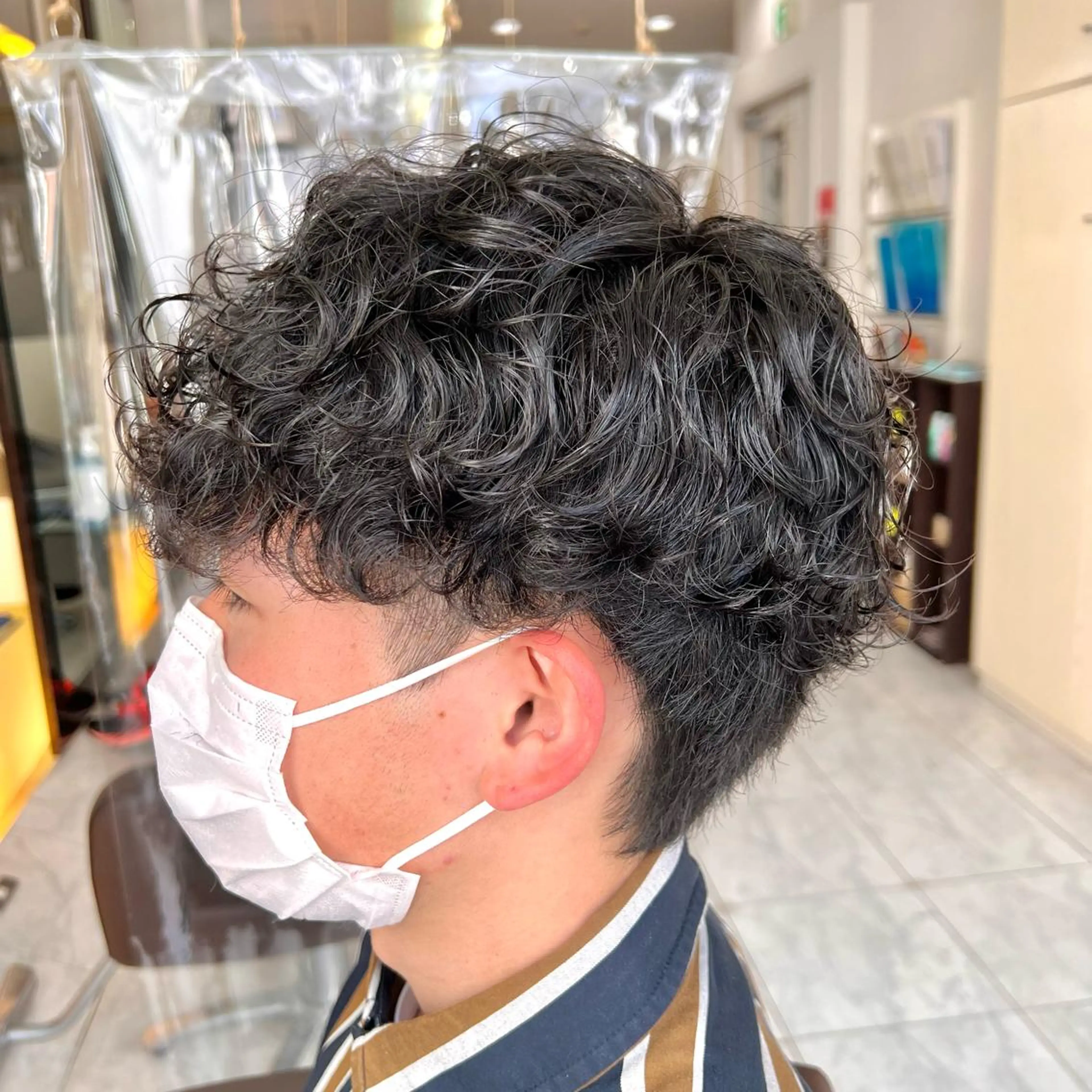 パーマ メンズ アグヘアーシータ所属・🤩メンズカット/ パーマ山本🤩のヘアスタイル