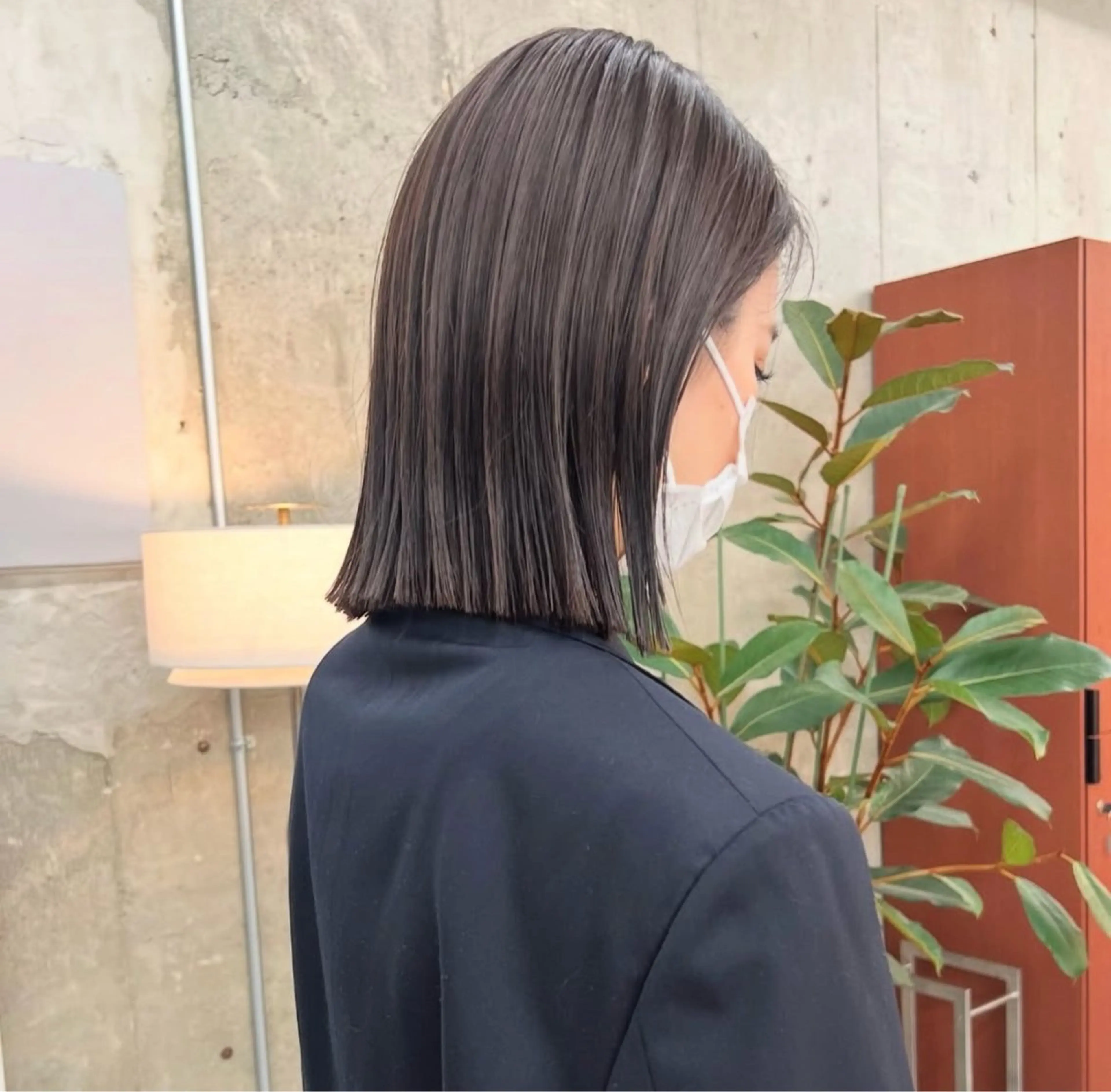 ショート 縮毛矯正 noe salon所属・田中 絢のヘアスタイル