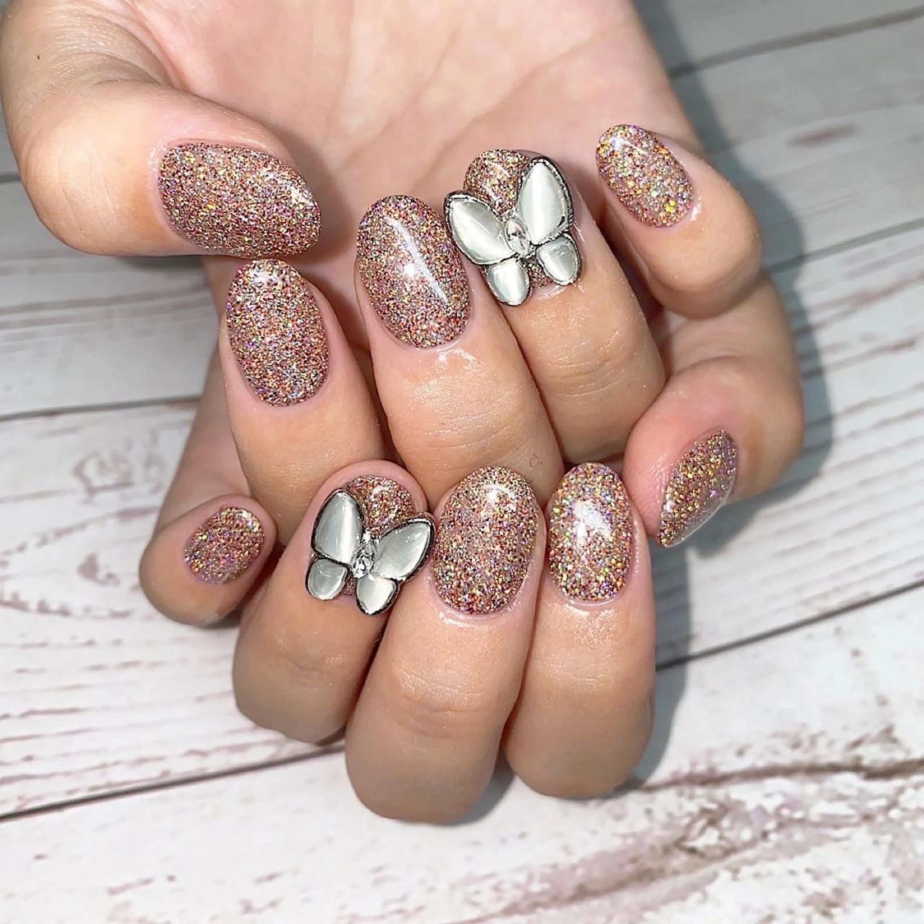ネイル フラッシュネイル Crystal Nailのネイルデザイン