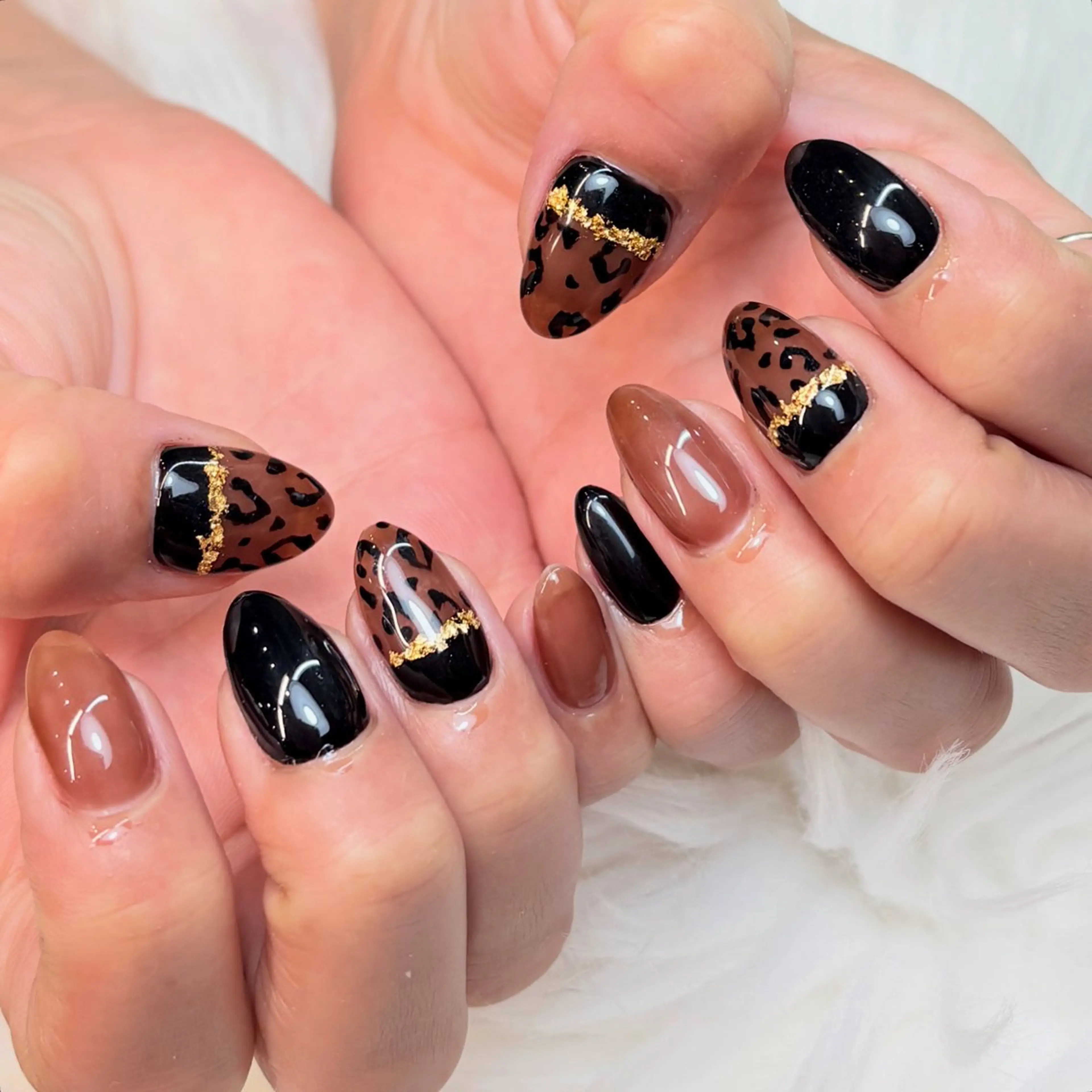 ネイル アニマル柄 ハンドネイル Nail ameria megu所属・ameria meguのネイルデザイン