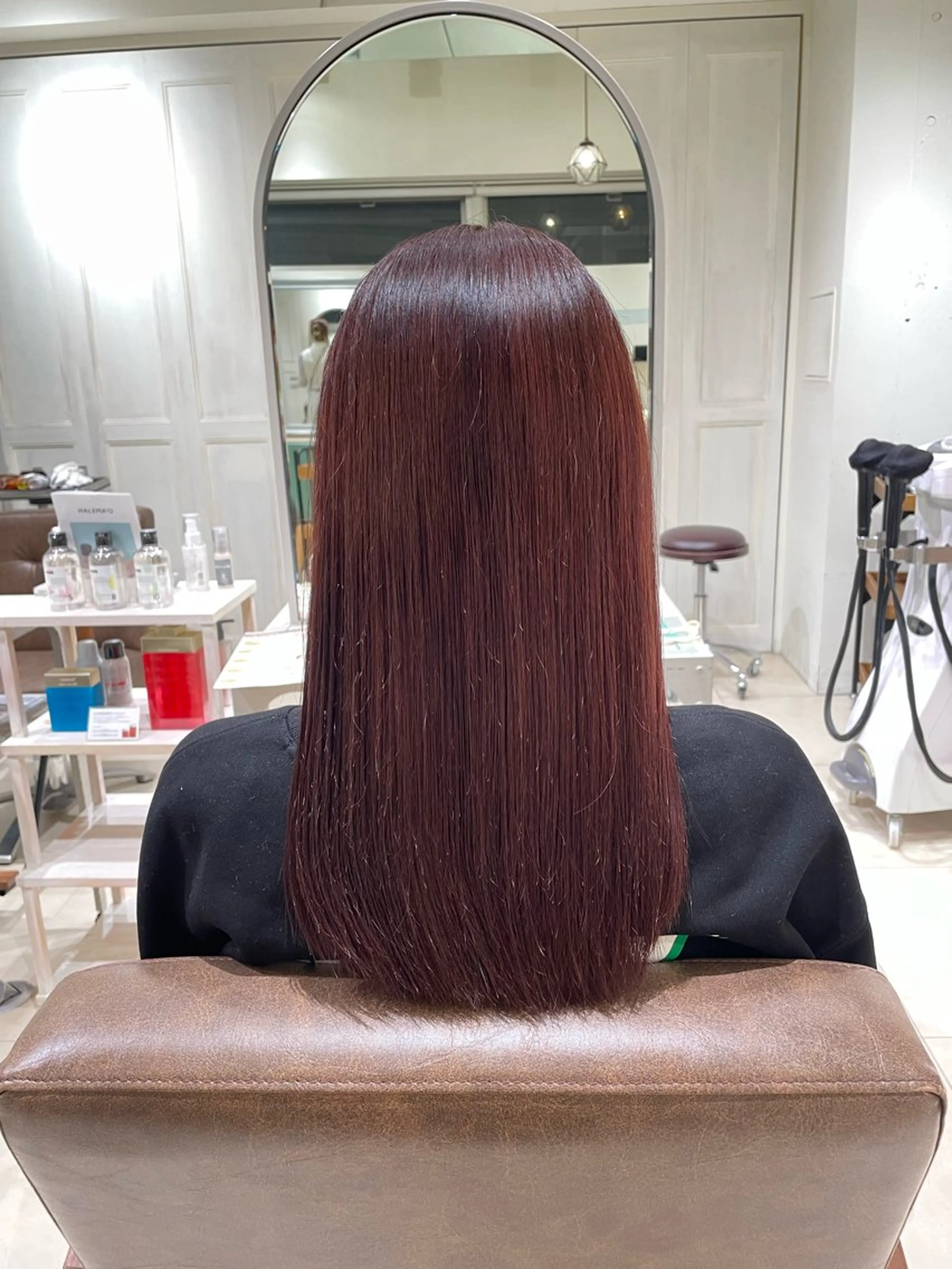 ロング ヘアカラー トリートメント 艶カラー🩵中久保 舞優🩵のヘアスタイル