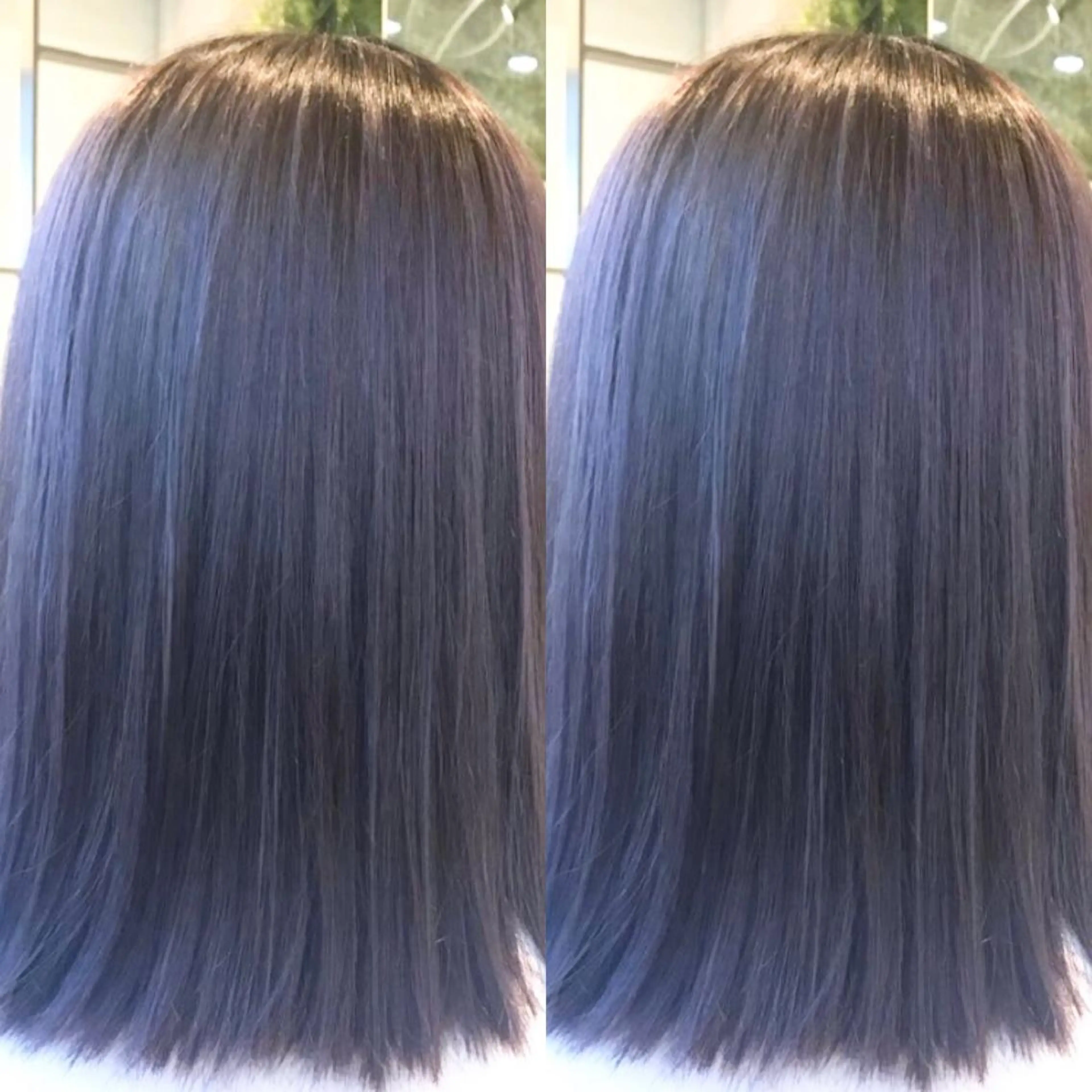 セミロング カラー ヘアカラー Hanna by W_SALONのヘアスタイル