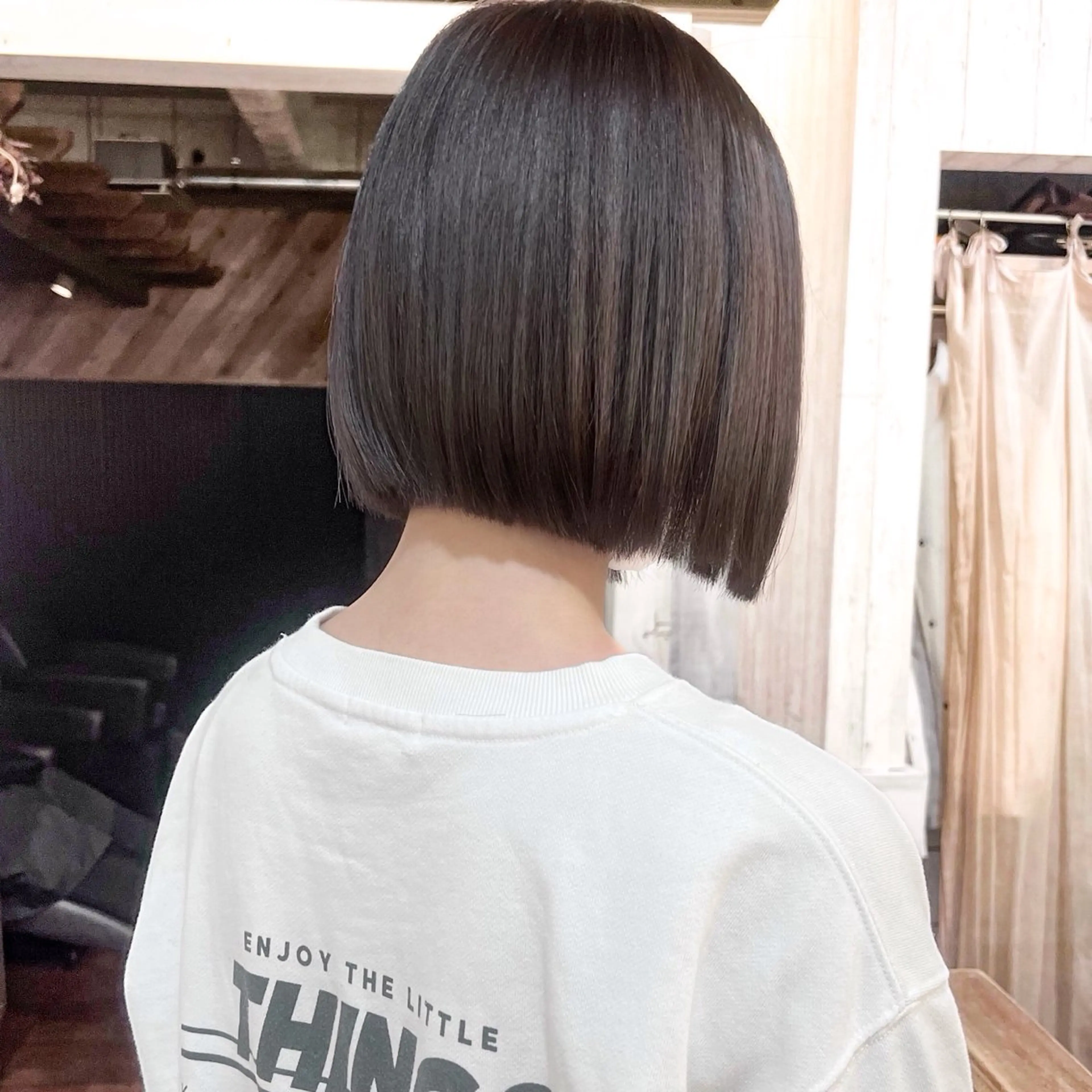【ミニモ学割】カット+カラー+ハホニコ酸熱トリートメントの写真