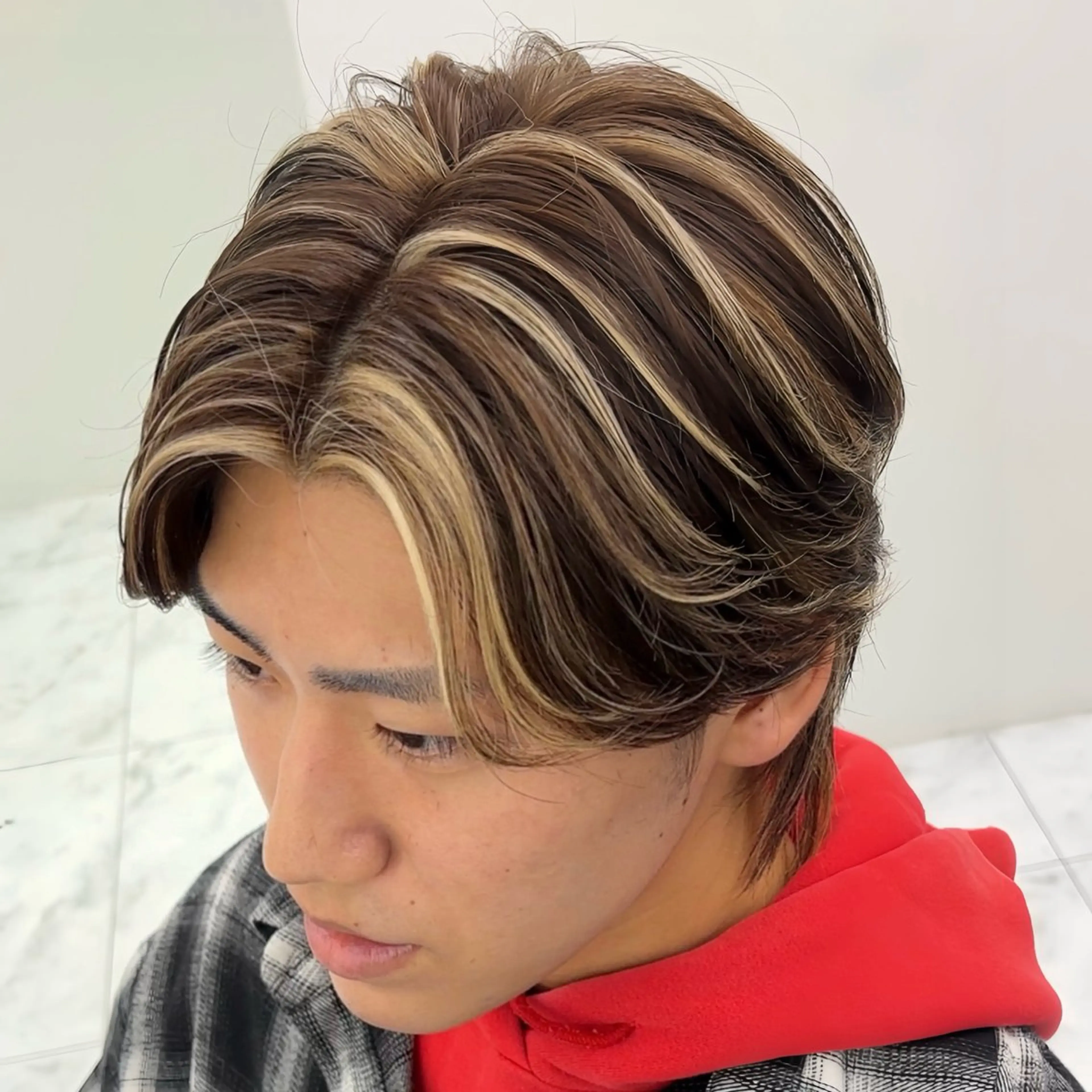 カラー メンズ メンズメッシュ メッシュ メンズカット ‪‪/メッシュのヘアスタイル