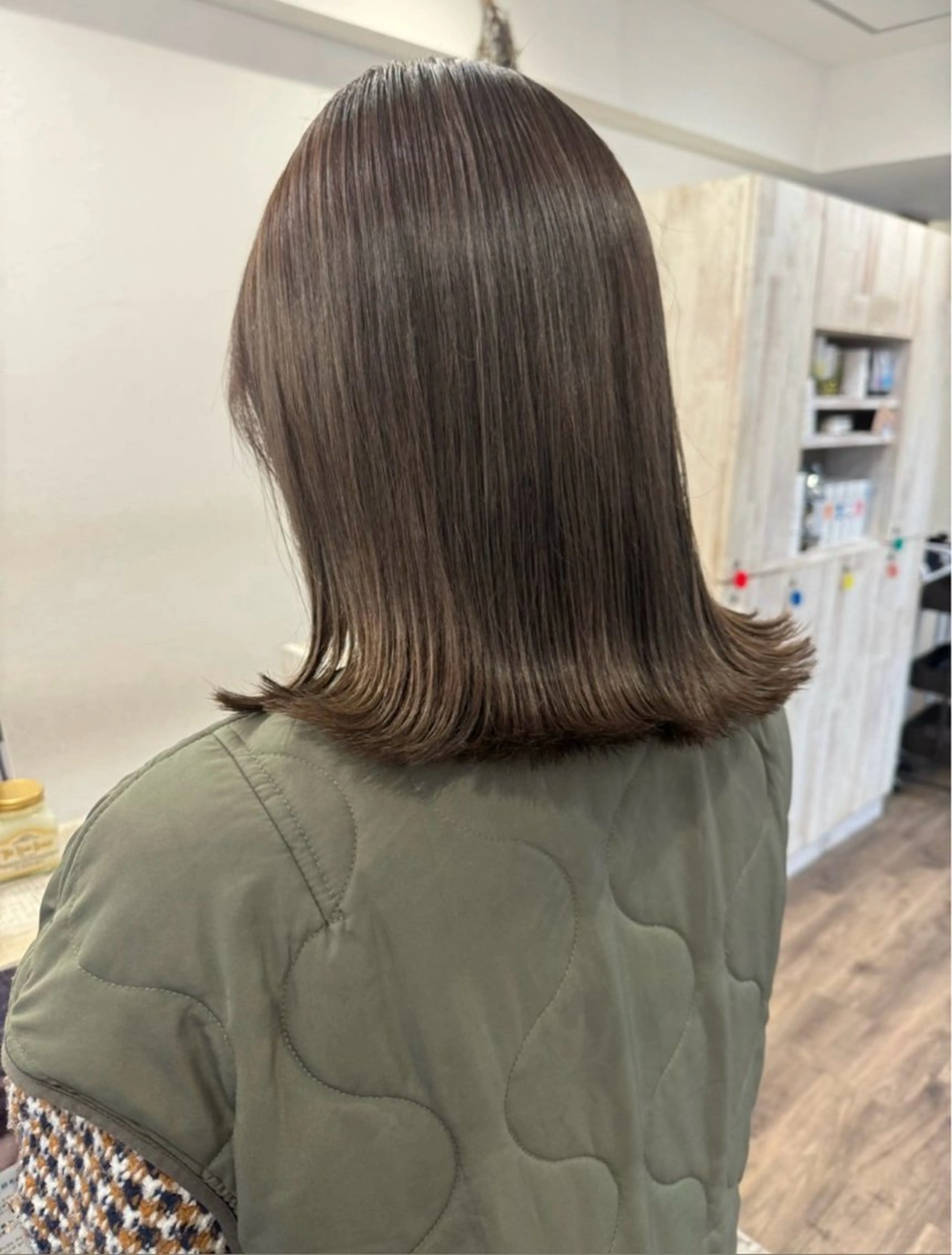 カラー トリートメント YUKI🎀透明感 カラー/暗髪艶カラーのヘアスタイル