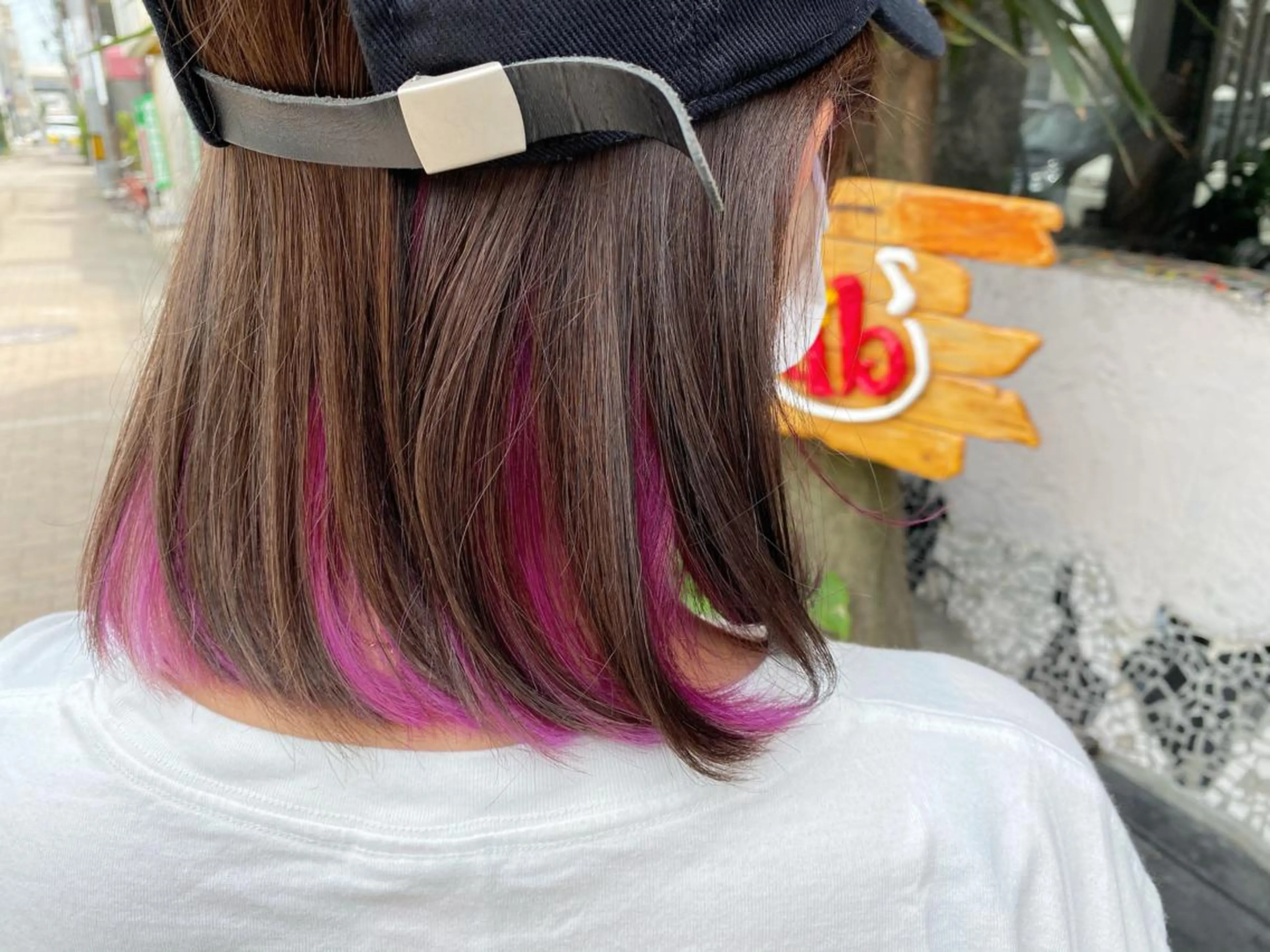 ミディアム カラー インナーカラー ヘアカラー トリートメント 玉木 育実のヘアスタイル