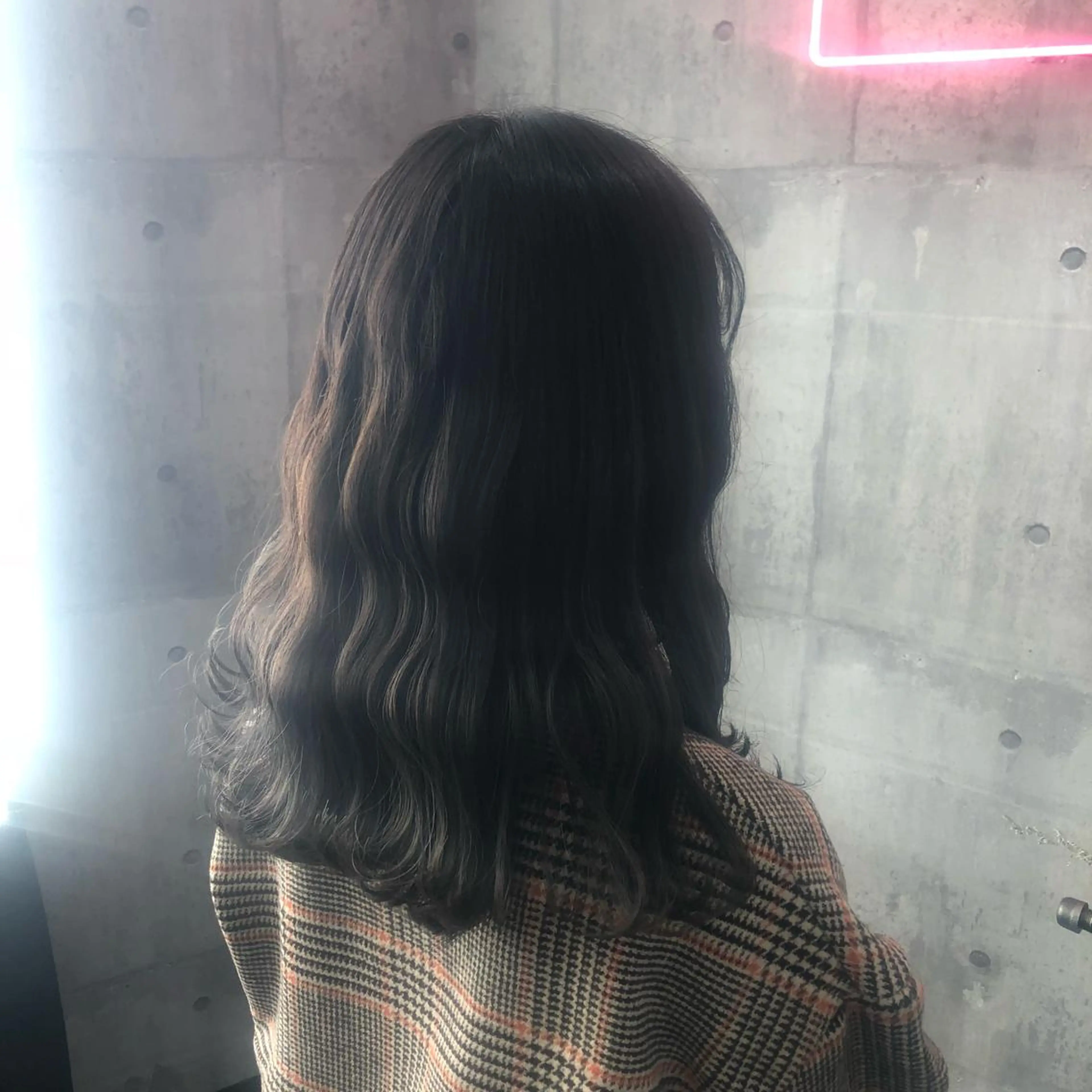 セミロング カラー パーマ ヘアアレンジ メンズ キッズ ネイル マツエク・マツパ メンズ韓国風 韓国風マツエク 韓国風ヘア 韓国ネイル SOY-KUFU高田馬場所属・レイヤー♡艶髪♡ 韓国風♡加藤あゆみのヘアスタイル